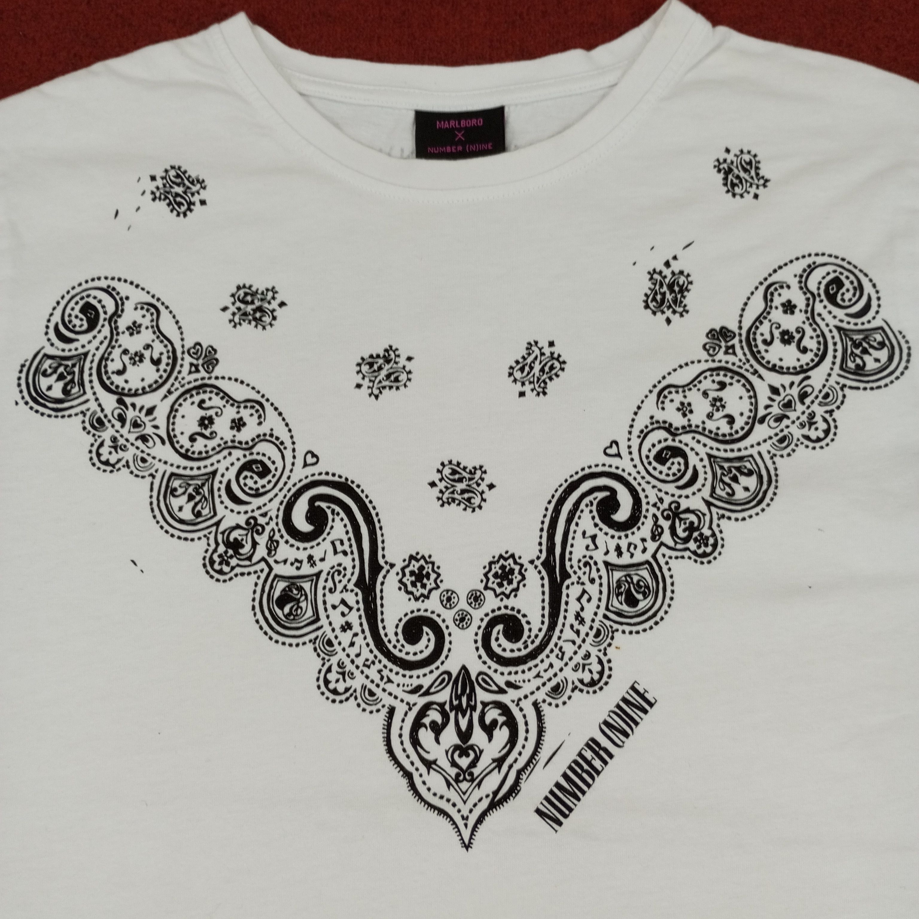 Number (N)ine Marlboro X Number Nine Japanese Brand Streetwear Tshirt Size US M / EU 48-50 / 2 - 2 Thumbnail