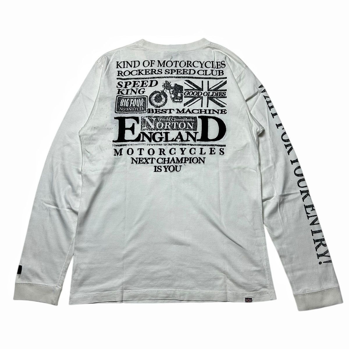 Norton Long Sleeves T Shirt Norton Motorcycle Souvenir Big Logo Size US M / EU 48-50 / 2 - 3 Thumbnail