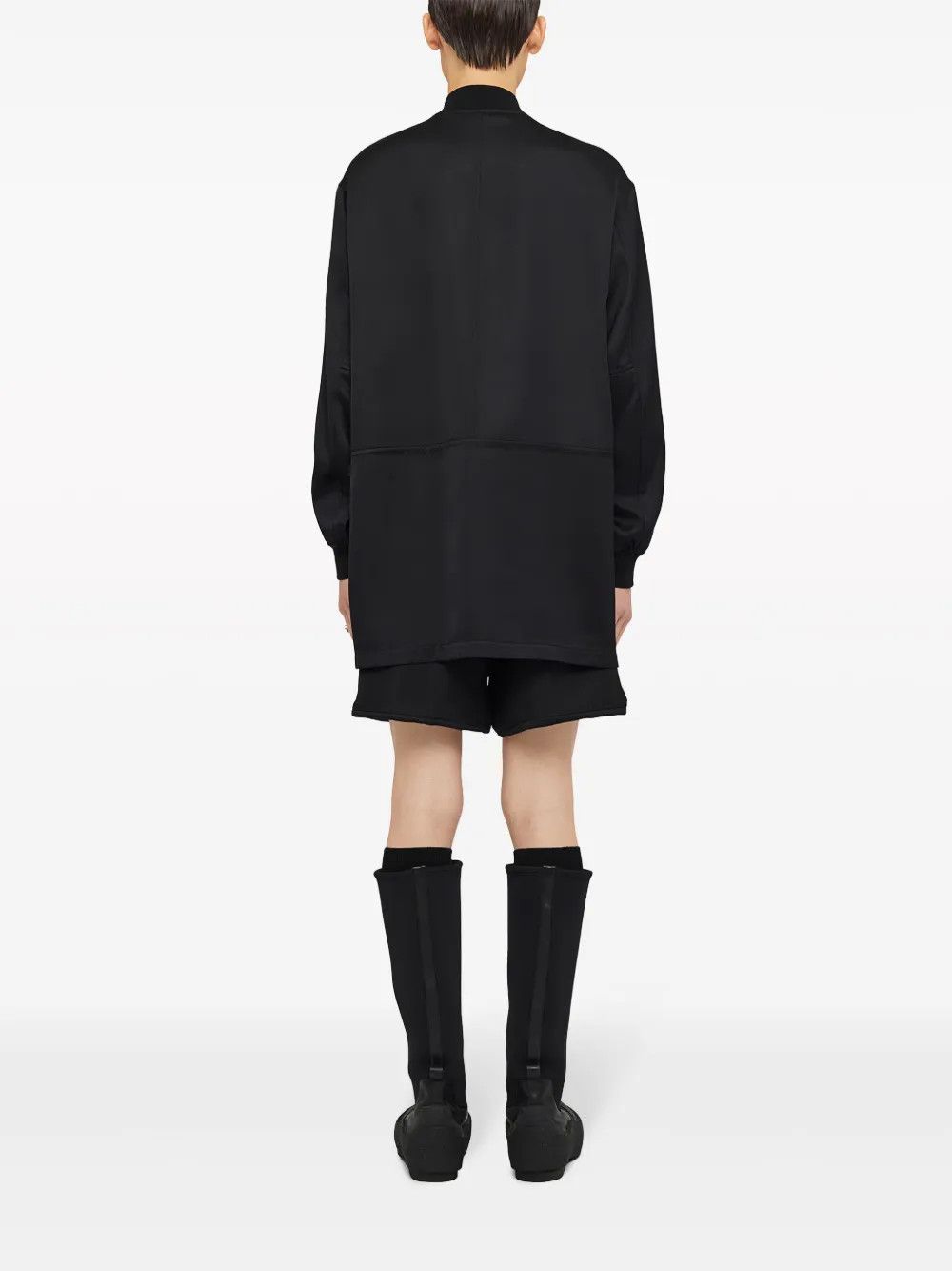 Jil Sander o1w1db10825 Bomber Jacket in Black Size US S / EU 44-46 / 1 - 3 Thumbnail