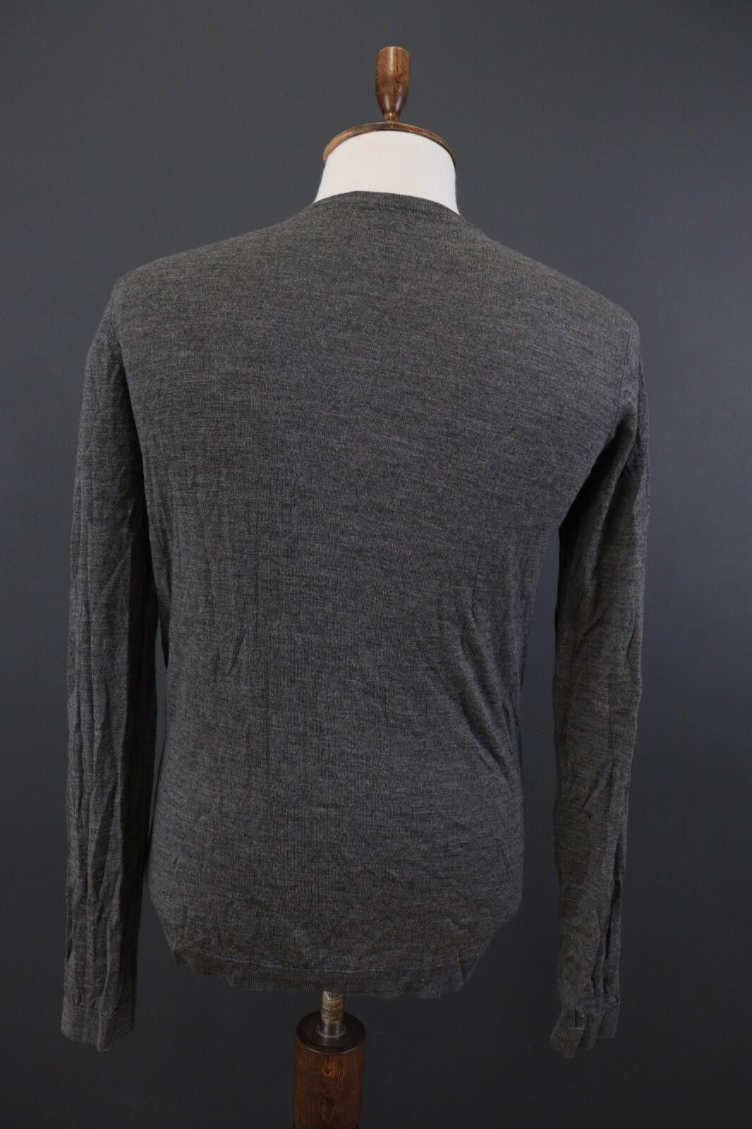 Nudie Jeans Nudie Jeans Co Gray V-Neck Cardigan Sweater Size L Size US L / EU 52-54 / 3 - 6 Thumbnail