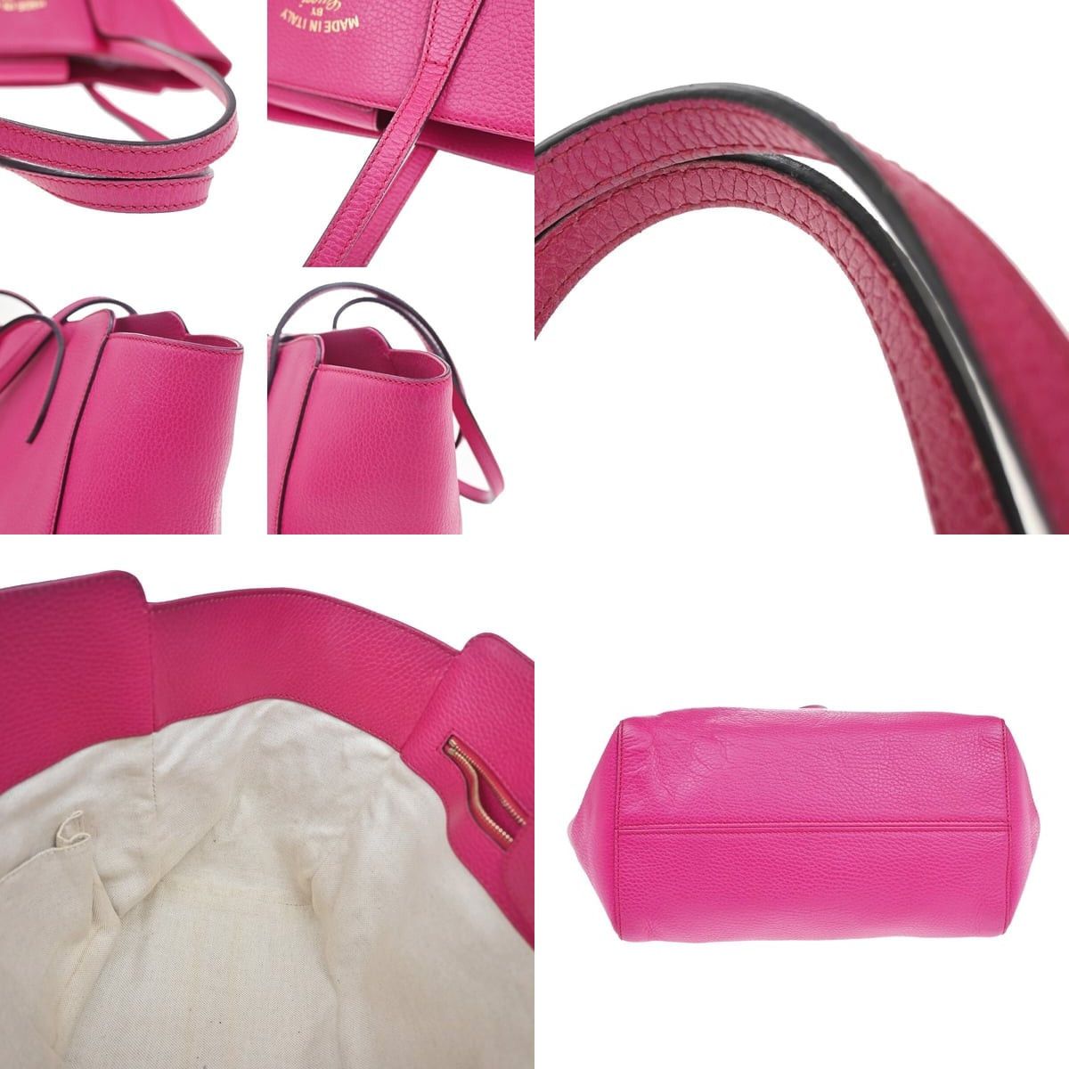 Gucci Gucci Leather Swing Tote Pink Size ONE SIZE - 5 Thumbnail