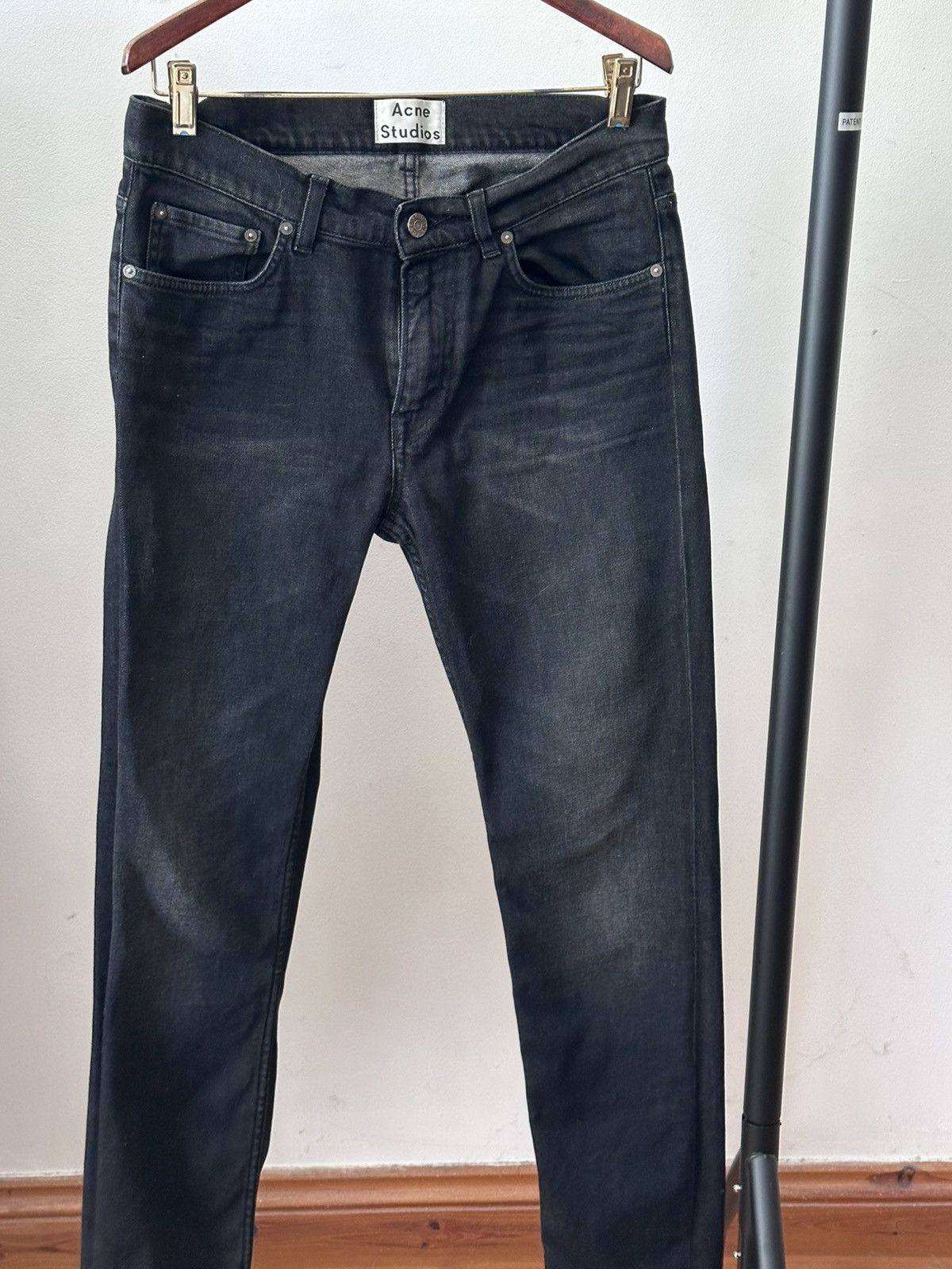 Acne Studios Acne Studios Jeans - ACE DAMAGE Black - 31/32 Size US 31 - 1 Thumbnail
