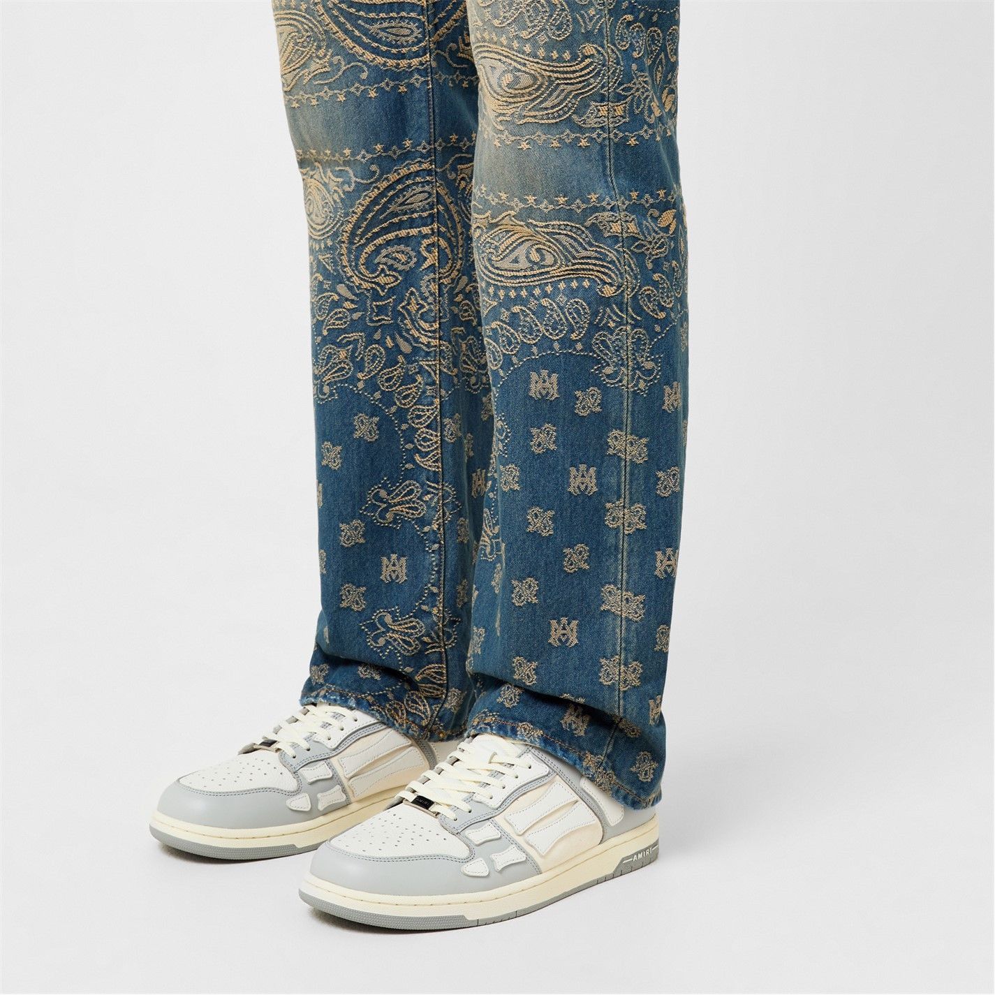 Amiri AMIRI Skeleton Top Low Trainers Size US 8 / EU 41 - 2 Thumbnail