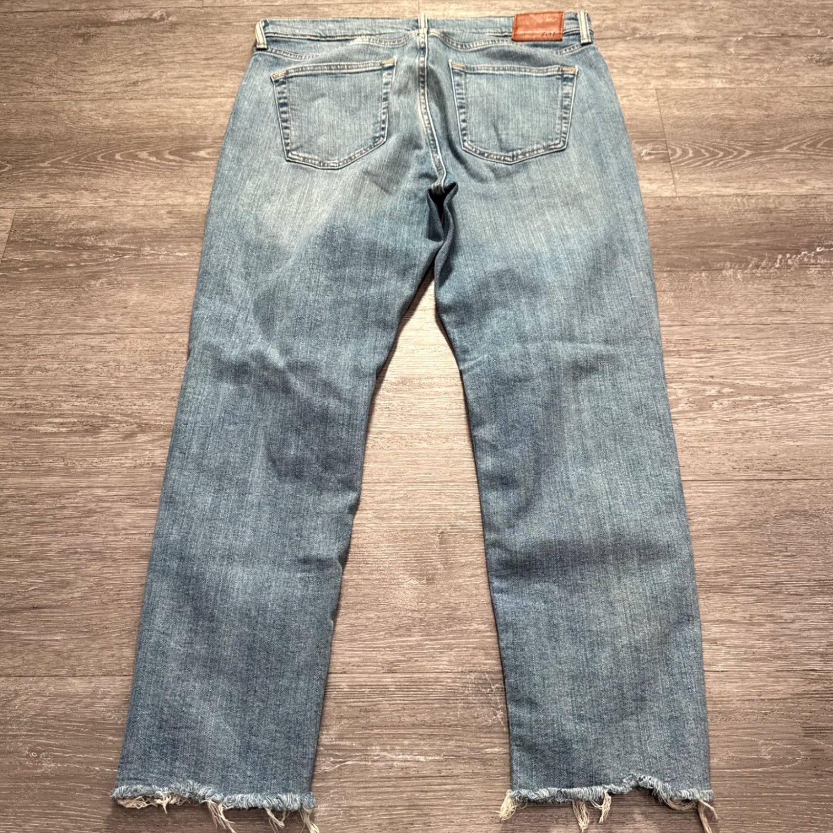 Abercrombie & Fitch Abercrombie & Fitch Jeans Slim 34 Blue Denim Rustin Athletic Slim 34x26 Mens Regular 5-Pocket Stretch Denim Blue Jeans Size US 34 / EU 50 - 6 Thumbnail