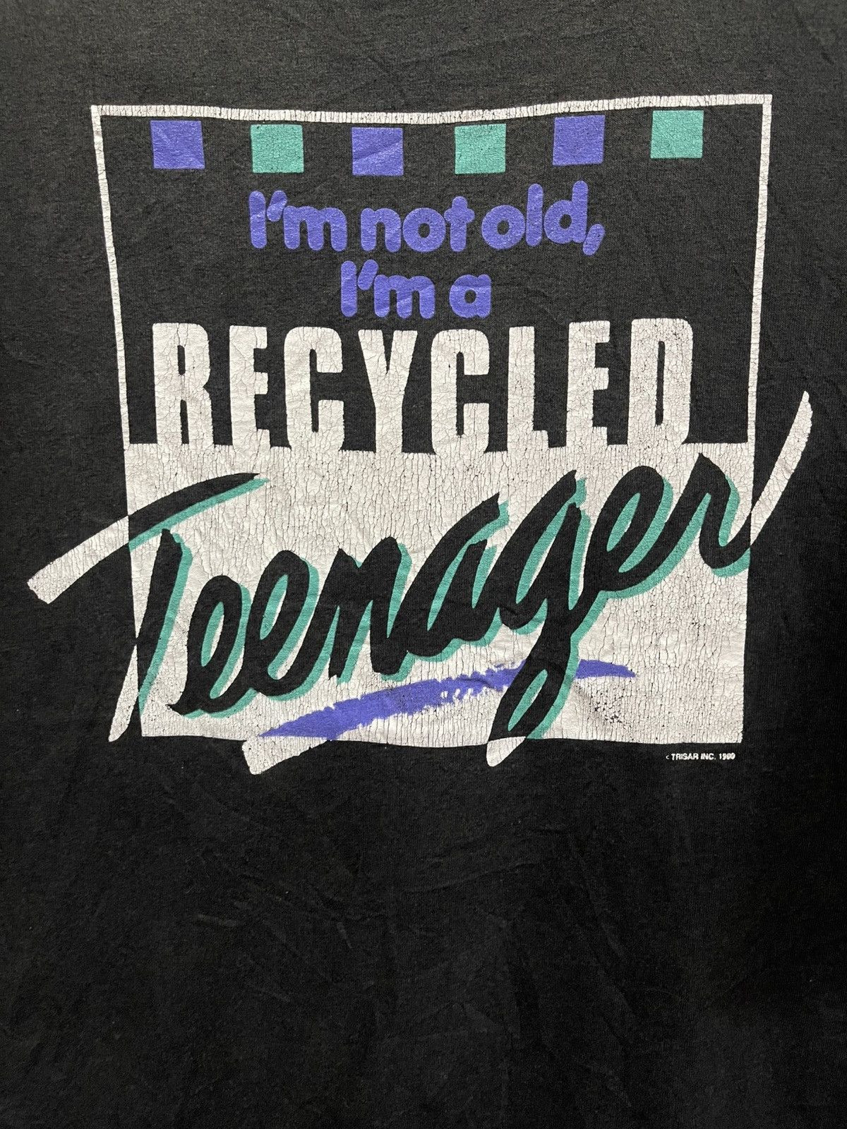 Vintage Vintage 90s I'm not old, I'm a Recycled Teenager🔥🔥🔥 Size US XL / EU 56 / 4 - 2 Thumbnail