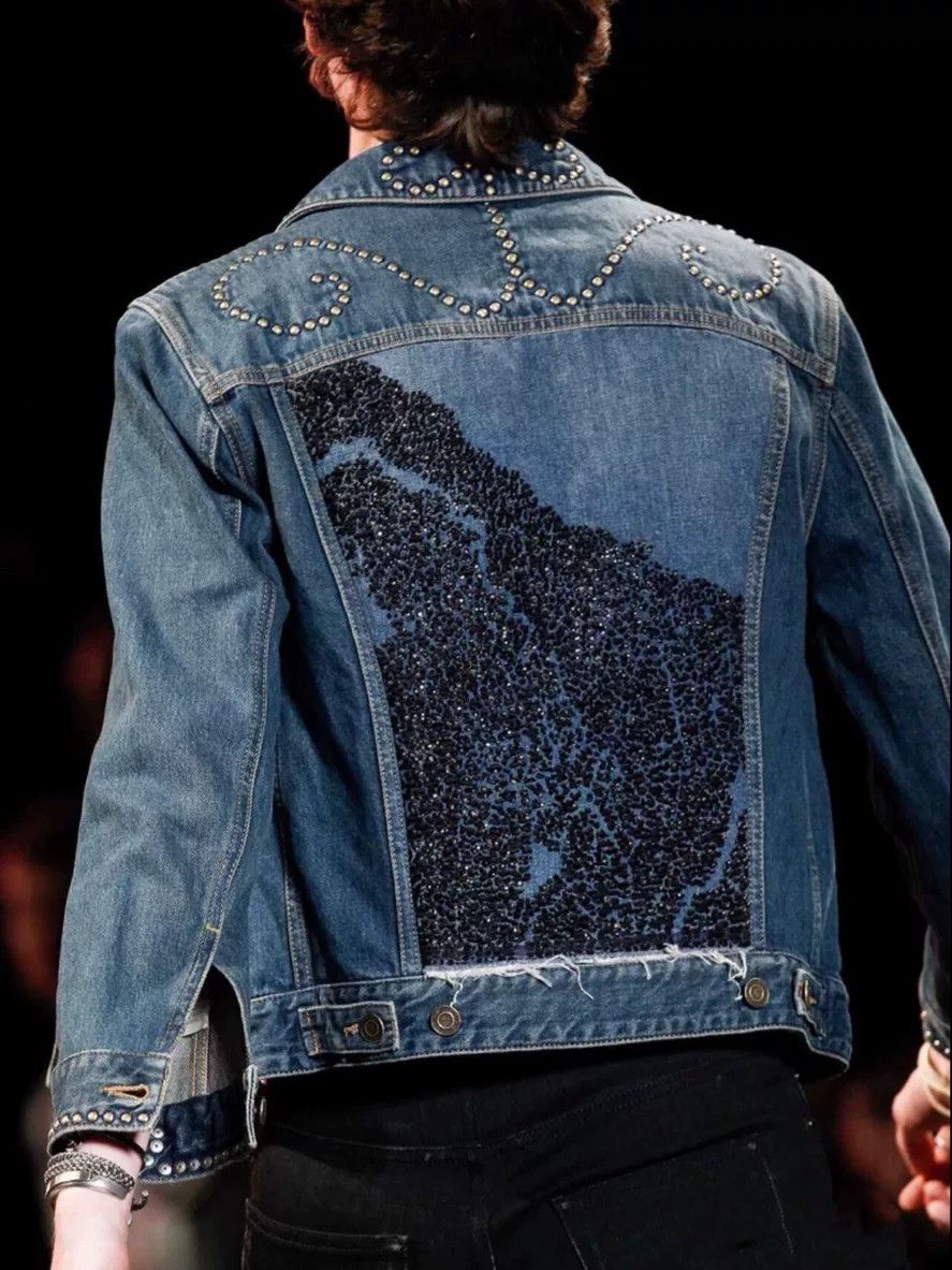 Saint Laurent Paris *RARE* Saint Laurent SS15 Runway Chrystal