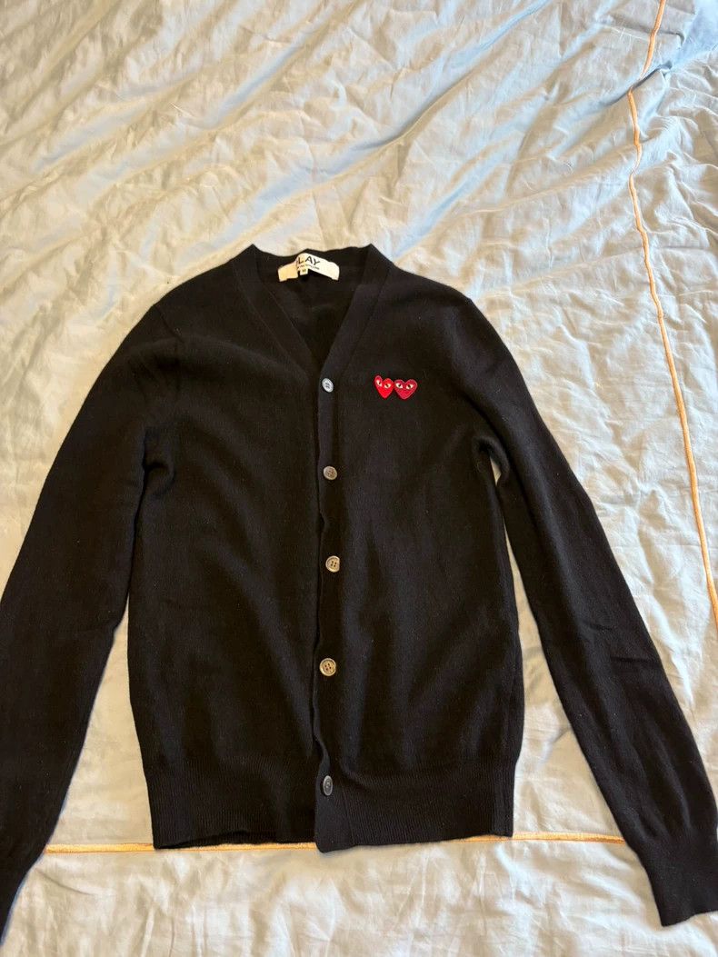 Comme des Garcons Comme Des Garcons Black Wool Cardigan Size M / US 6-8 / IT 42-44 - 1 Thumbnail