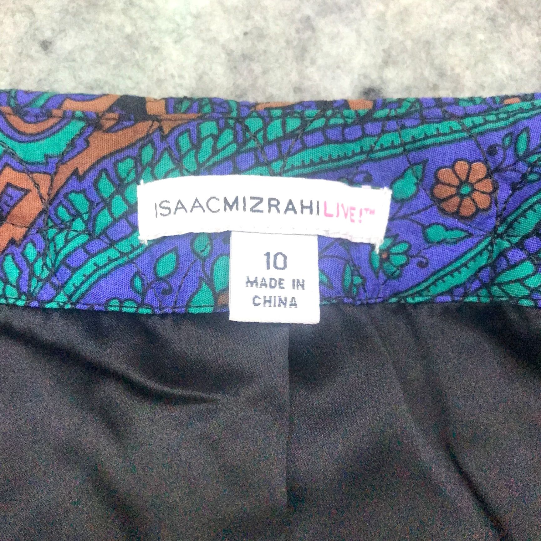 Isaac Mizrahi Isaac Mizrahi Womens Jacket Paisley Quilted Zip Coat Blue Green Purple Size 10 Size L / US 10 / IT 46 - 6 Thumbnail