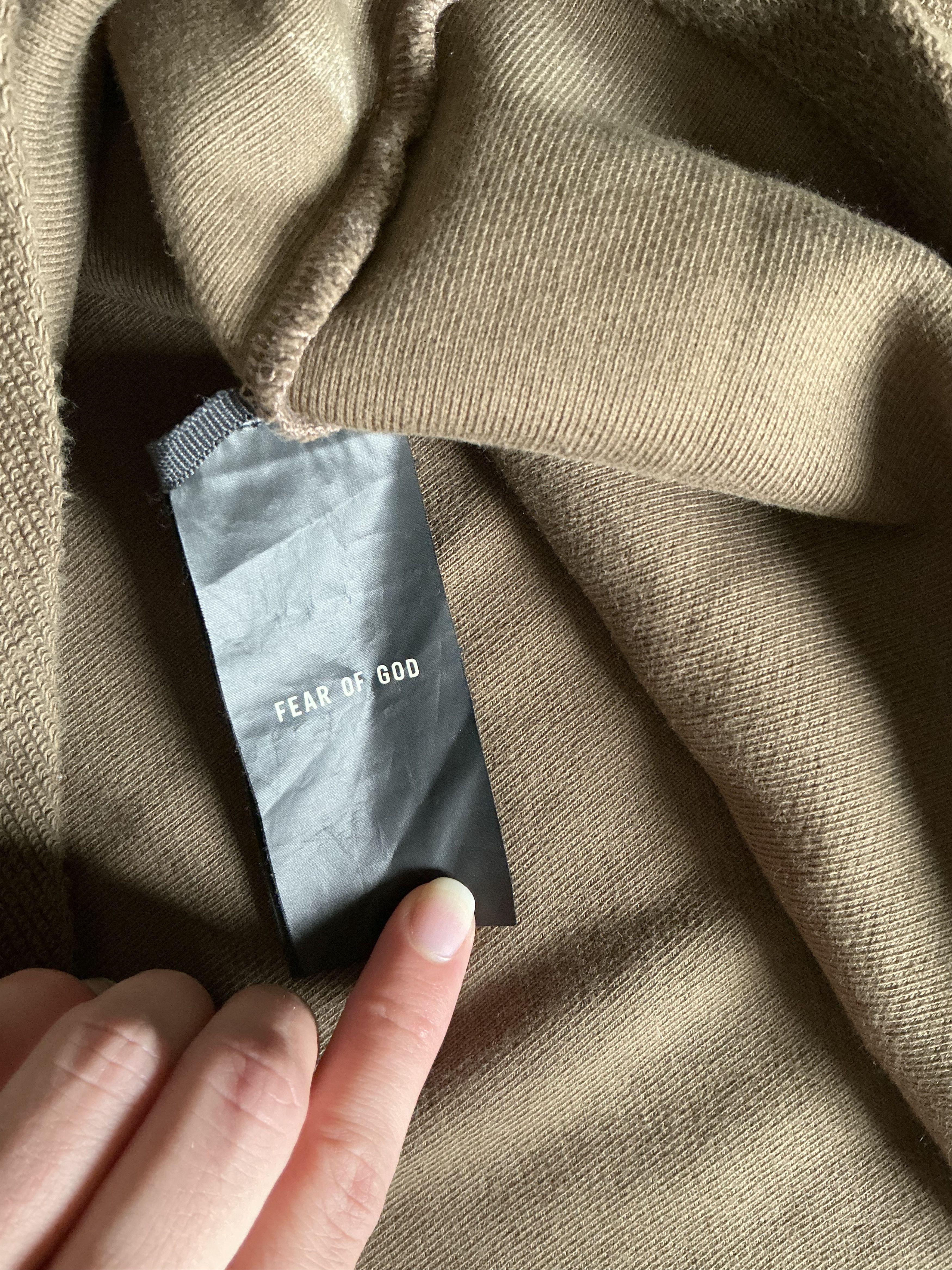 Fear of God Fear of God knitted short sleeve T-shirt mocha brown Size US L / EU 52-54 / 3 - 5 Thumbnail