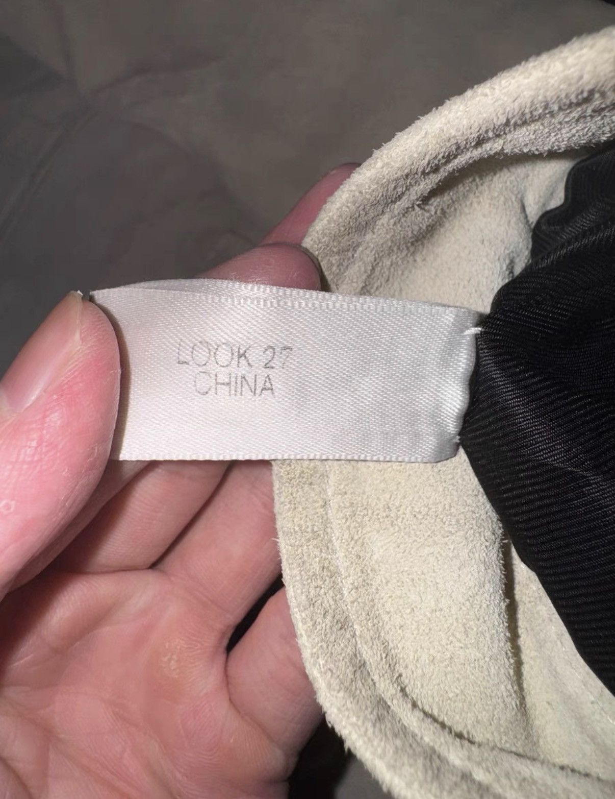 Saint Laurent Paris SLP) 20SS Runway Off-White Distressed Suede Safari Jacket Size US M / EU 48-50 / 2 - 6 Thumbnail