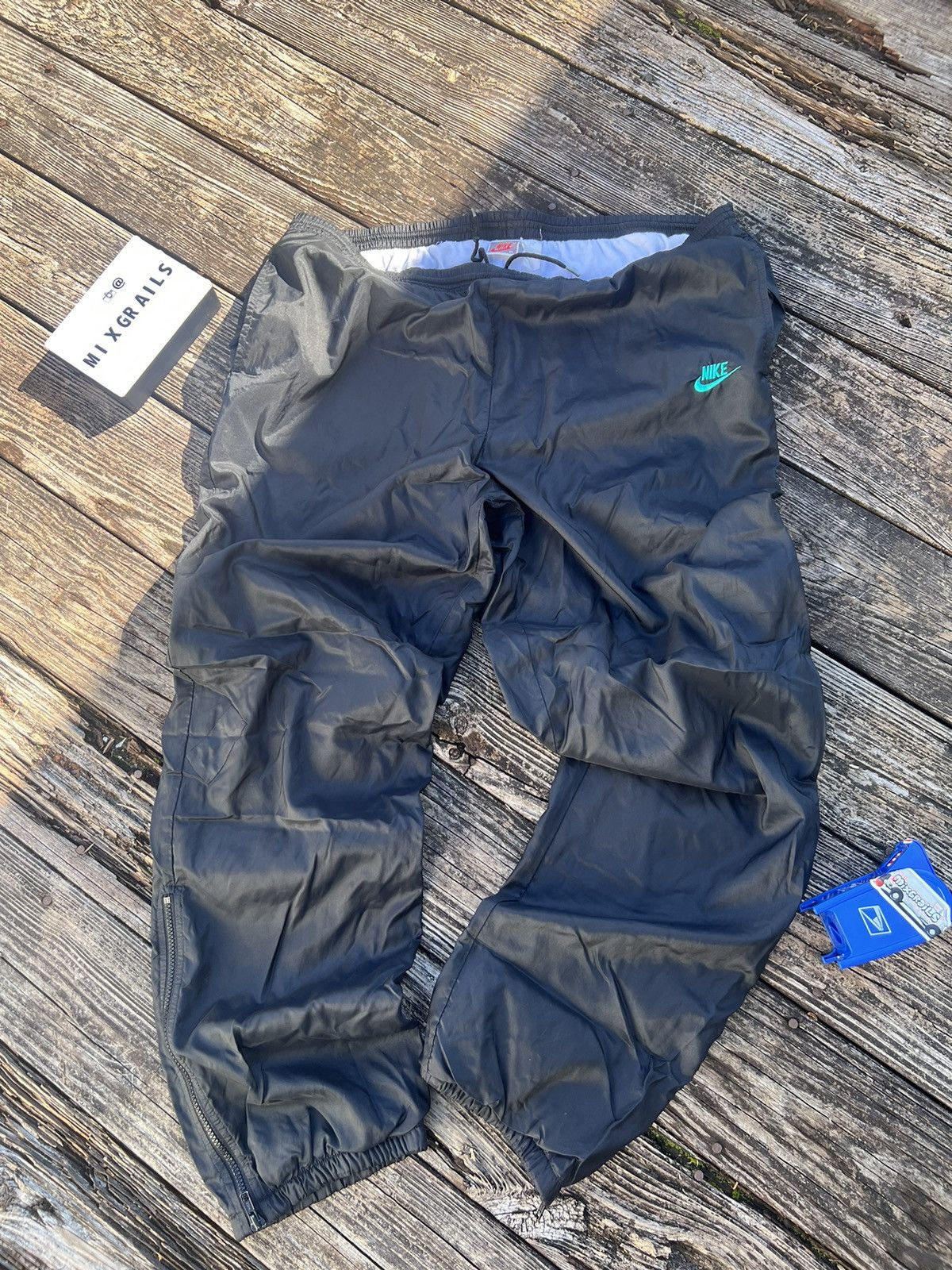 Nike × Vintage Vintage 80’s 🔥RARE🔥 Nike Pants Mens zipper Cuffed Jogger Size US 38 / EU 54 - 2 Thumbnail