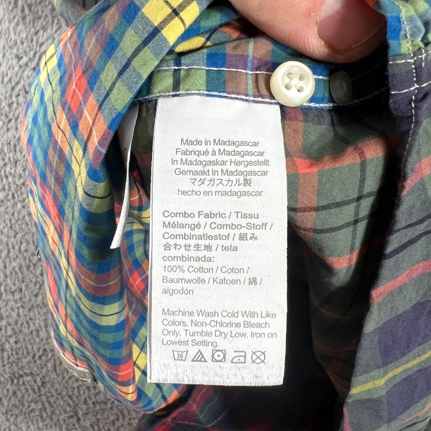 J.Crew J.CREW Button-Up Shirt XL Mens Plaid Cotton Ivy Patchwork Ivy Mix & Match Classic Wash Pocketed Short Sleeve Multi color Seasonal Classic 90s? Size US XL / EU 56 / 4 - 7 Thumbnail
