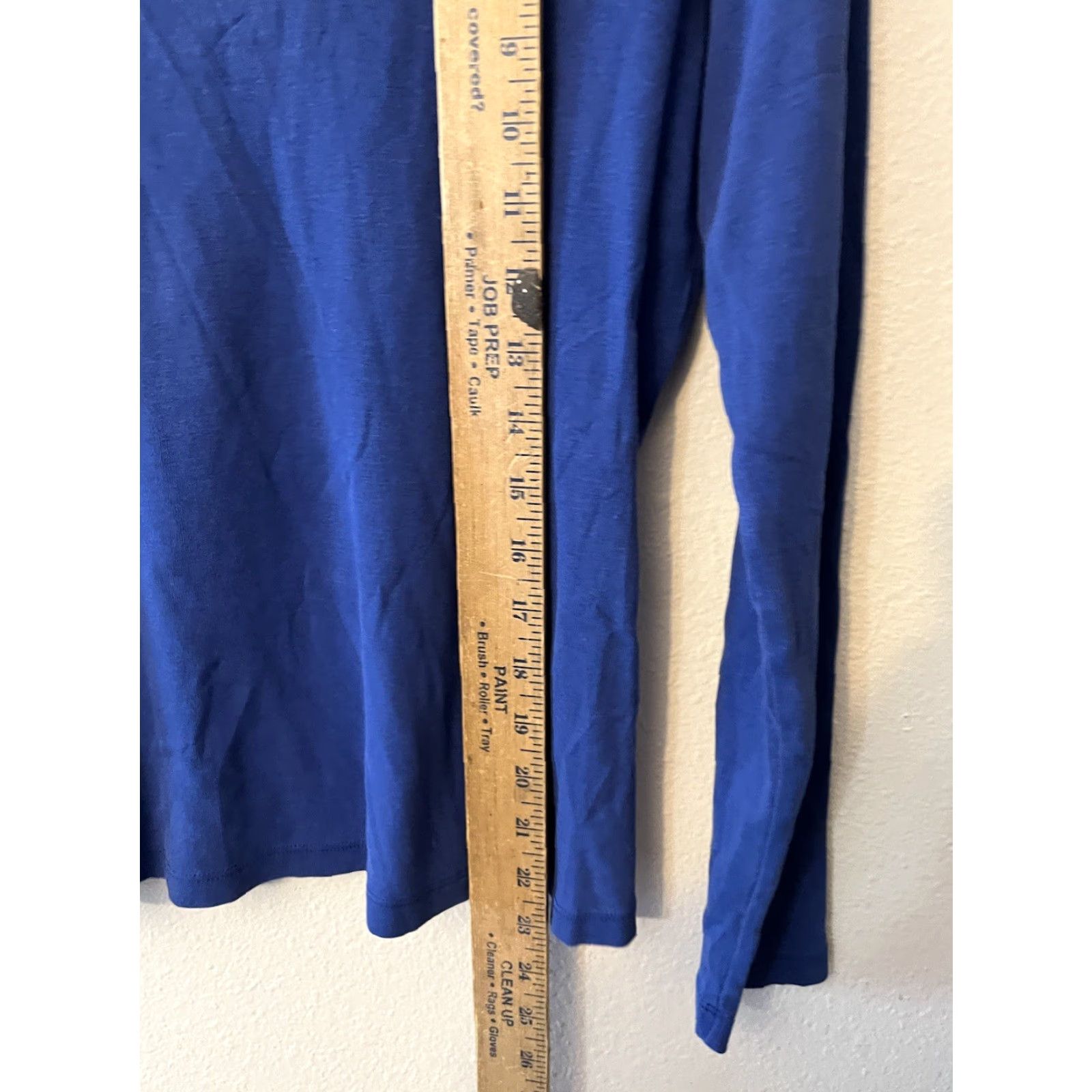 Lands' End Lands' End Top T-Shirt Women’s Small Blue Long Sleeve Round Neck Solid Casual Shirt Womens S Blue Lands' End Indoor? Size S / US 4 / IT 40 - 4 Thumbnail