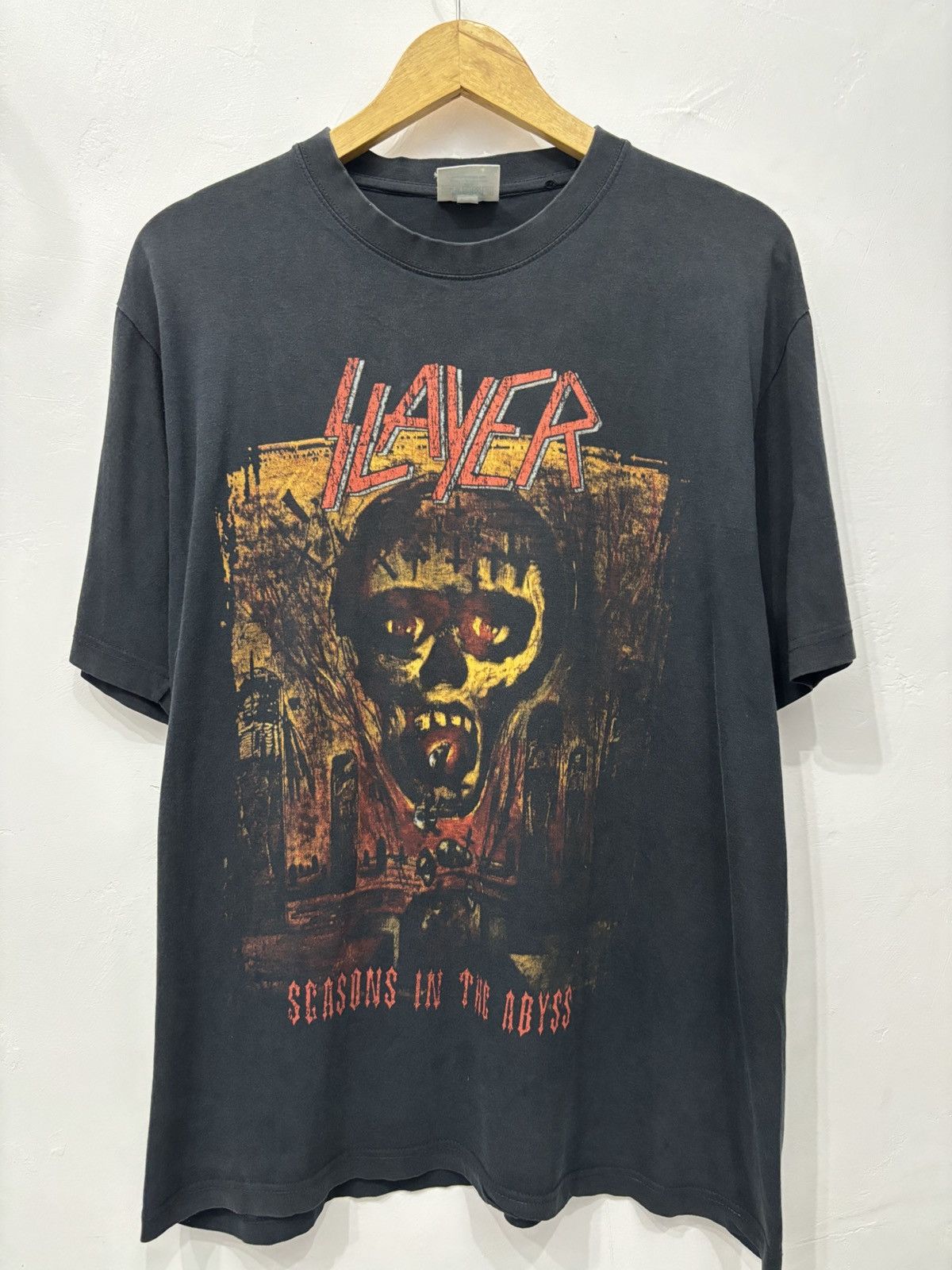 Band Tees Vintage Slayer Seasons In The Abyss Size US XL / EU 56 / 4 - 1 Thumbnail