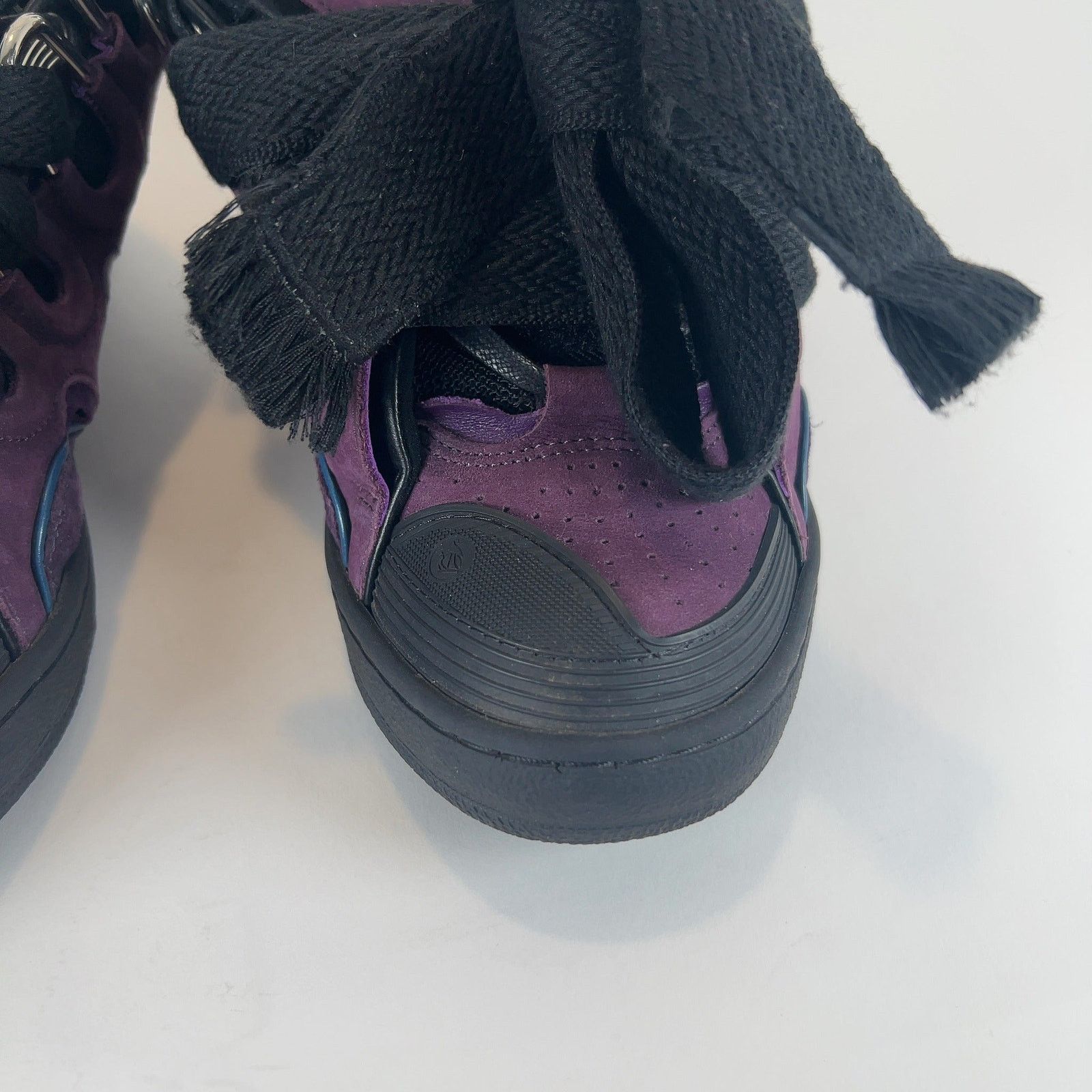 Lanvin Lanvin 'Curb' Suede Low-Top Sneakers Size US 7 / EU 40 - 4 Thumbnail