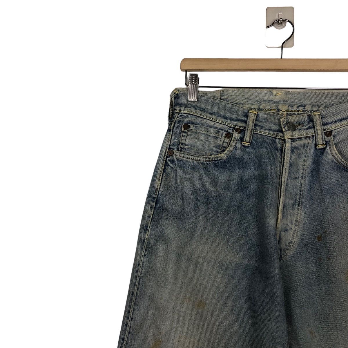 Evisu VINTAGE EVISU MADE IN JAPAN DISTRESSED DENIM JEANS RED LINE Size US 30 / EU 46 - 7 Thumbnail