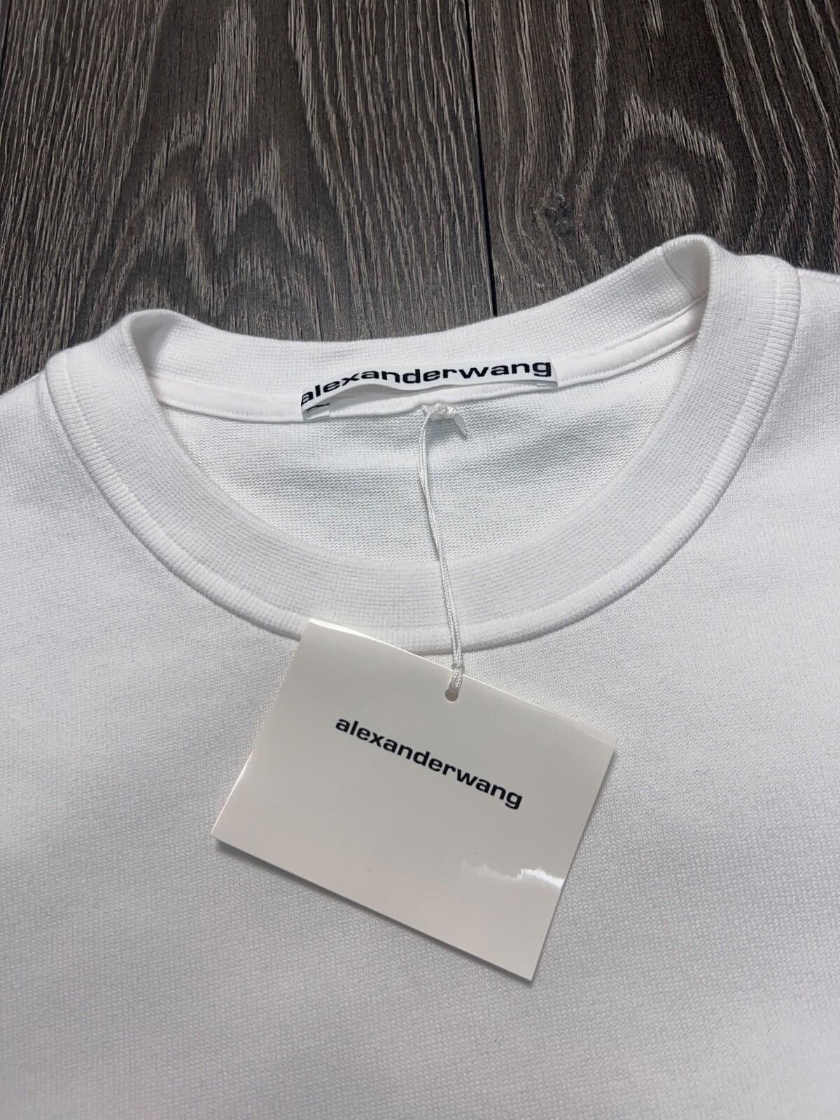 Alexander Wang NWT Unisex Mens WomensDome Logo Tee Oversize T Shirt White L Size US L / EU 52-54 / 3 - 5 Thumbnail