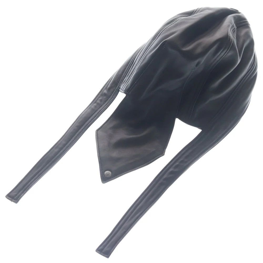 Chrome Hearts Chrome Hearts Cross Patch Leather durag hat Size ONE SIZE - 6 Thumbnail