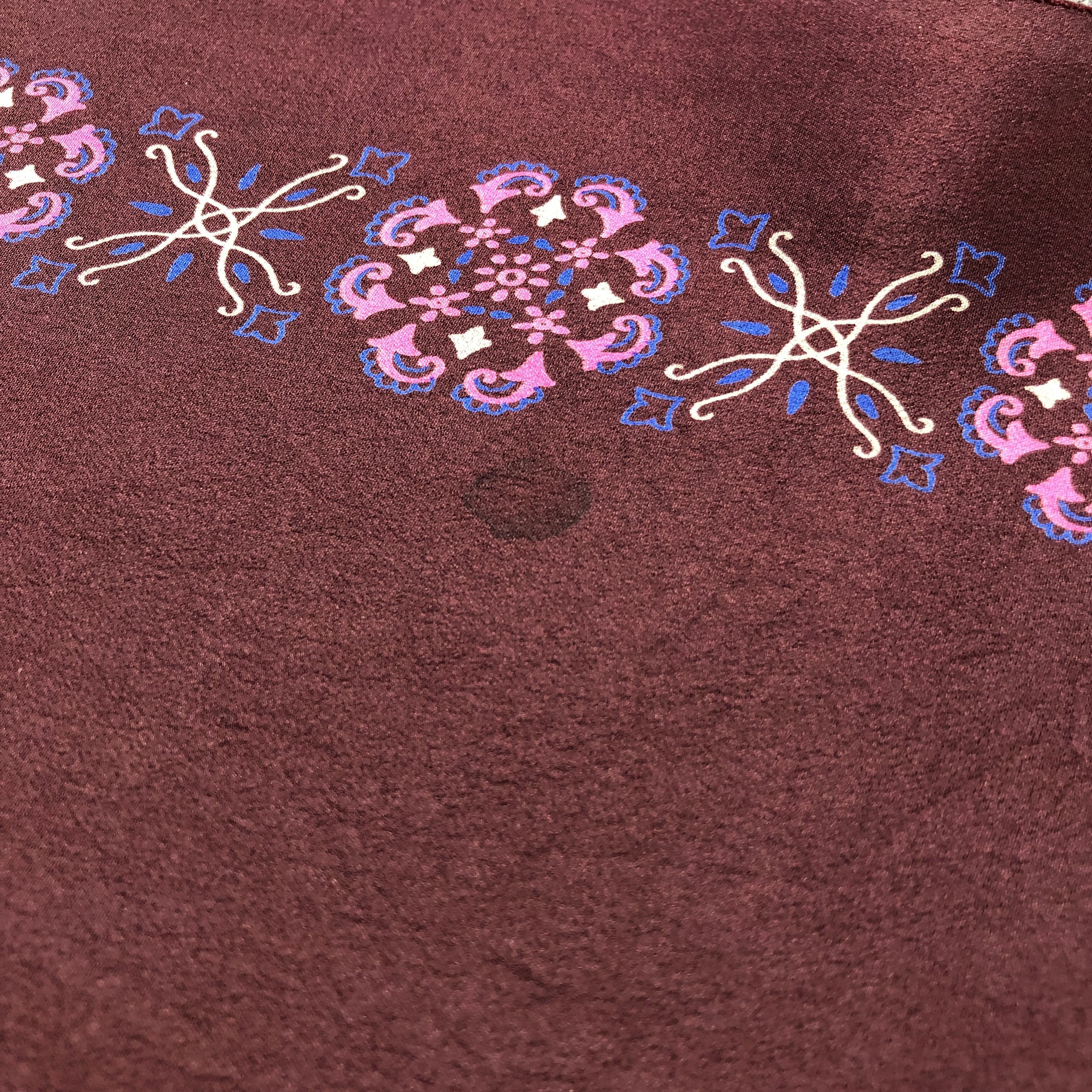 Celine Celine Floral Silk Stole Scarf Muffler Neckwear V2946 Size ONE SIZE - 10 Thumbnail