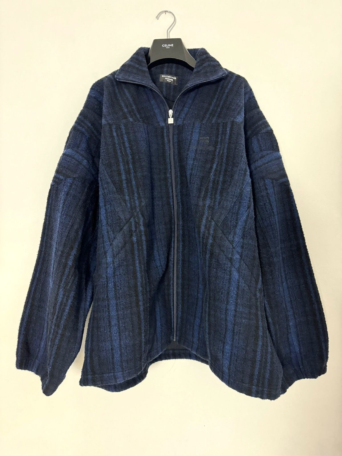 Balenciaga FW21 *rare* Vintage Check Wool Tracksuit Sporty B Size US M / EU 48-50 / 2 - 4 Thumbnail