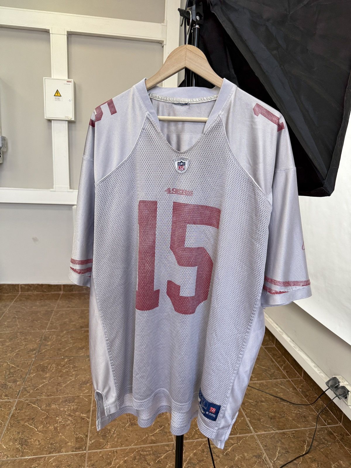 Reebok 🇺🇸 Vtg Reebok Michael Crabtree San Francisco 49ERS Football Size US XL / EU 56 / 4 - 2 Thumbnail