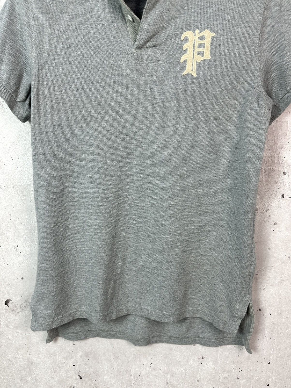 Polo Ralph Lauren Polo Ralph Lauren Custom Fit Grey Short Sleeve Cotton Polo Size US S / EU 44-46 / 1 - 4 Thumbnail