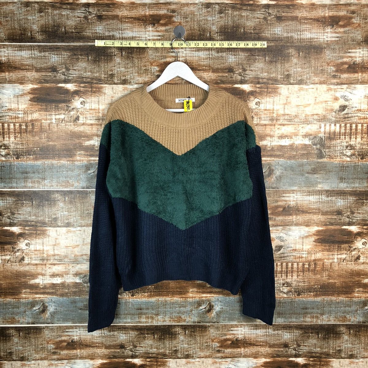 Japanese Brand Xoxo kiskis Brown Knitwear sweatshirt #A1742 Size M / US 6-8 / IT 42-44 - 1 Thumbnail
