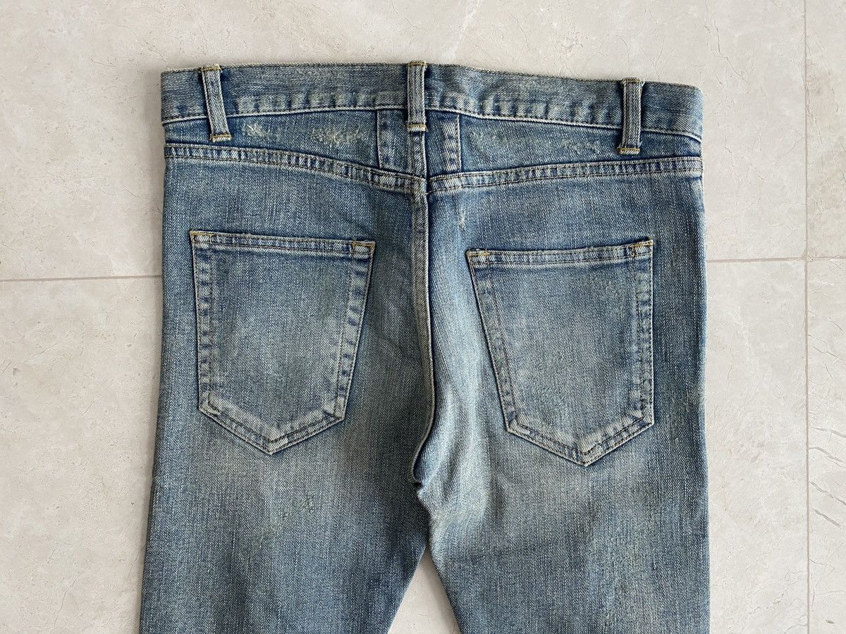 Hedi Slimane × Saint Laurent Paris 13AW Blowout Destroyed Runway Jeans Size US 28 / EU 44 - 6 Thumbnail