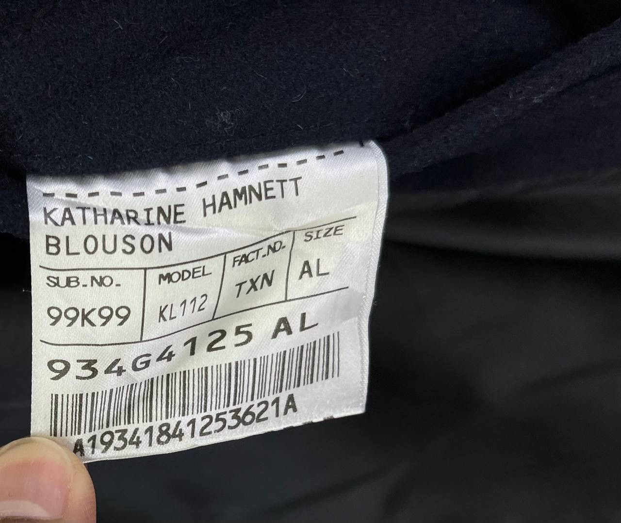 Katharine Hamnett London Vintage Katharine Hamnett London Zip Up Wool Jacket Size M / US 6-8 / IT 42-44 - 8 Thumbnail