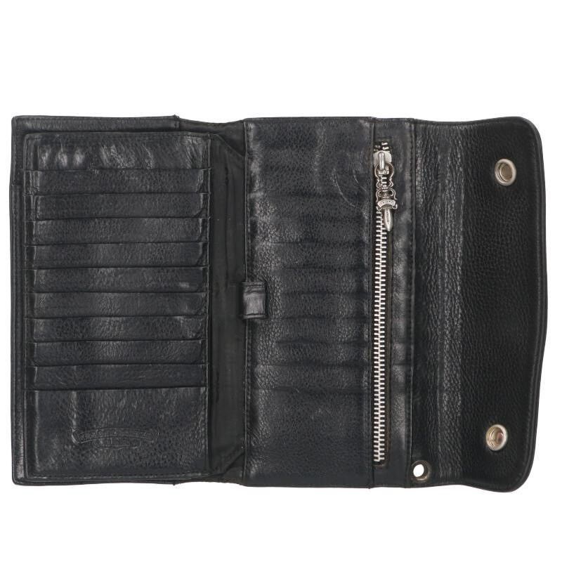 Chrome Hearts Chrome Hearts Wave Leather Wallet Size ONE SIZE - 3 Thumbnail