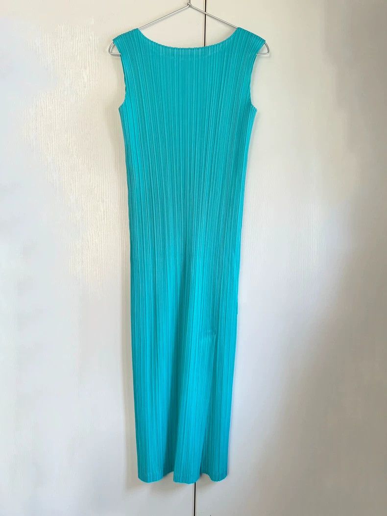 Issey Miyake Issey Miyake size:3 Blue dress Size M / US 6-8 / IT 42-44 - 3 Thumbnail