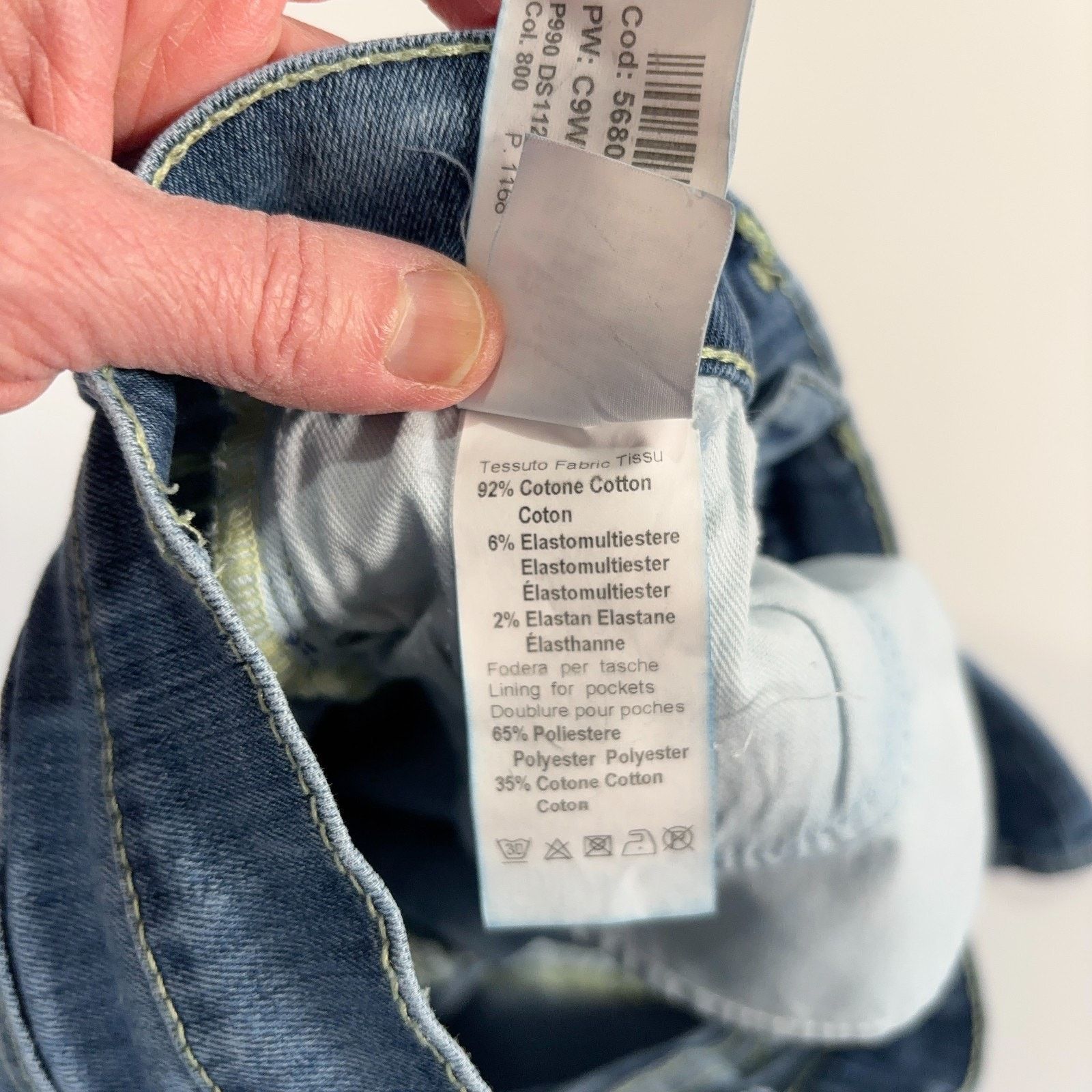 Dondup Dondup Tara Jeans Womens 28 Italy Skinny Stretch Denim Size 27" / US 4 / IT 40 - 6 Thumbnail