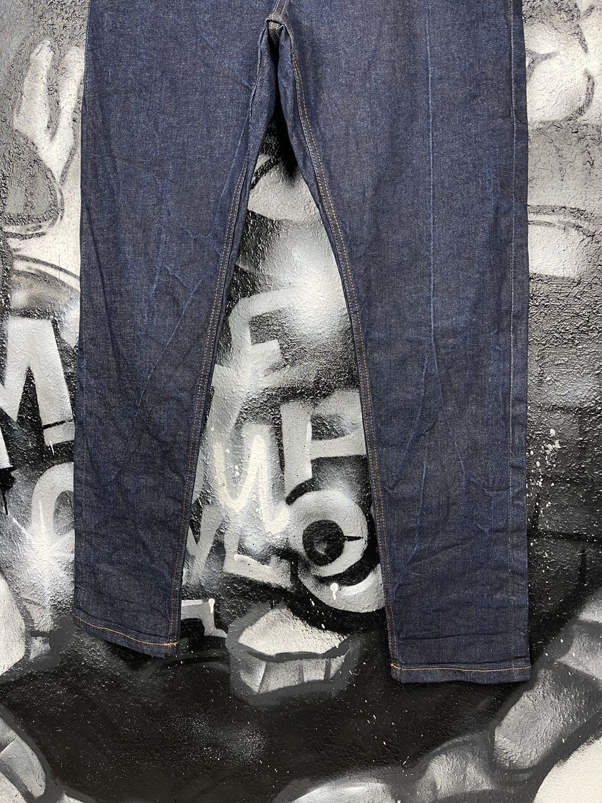 Folk Folk Indigo Blue Cotton Selvedge Denim Jeans Men’s Size W38 Size US 36 / EU 52 - 5 Thumbnail