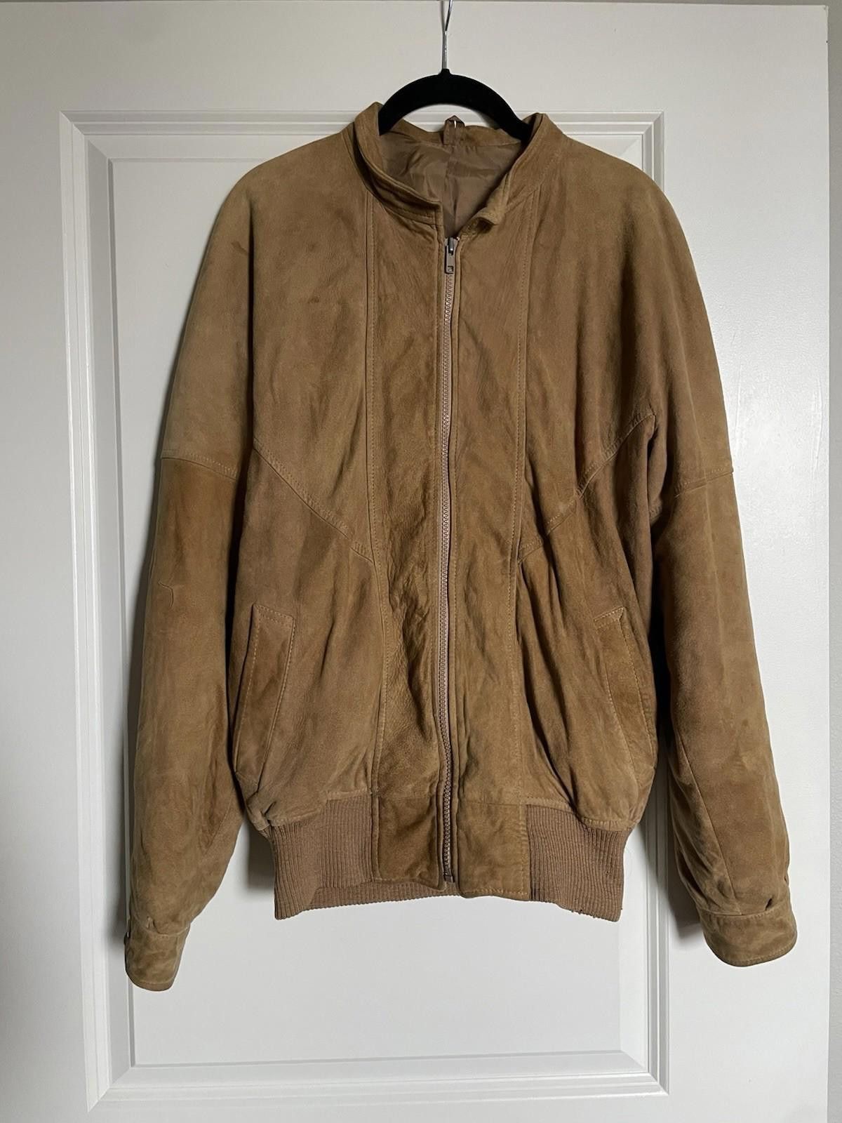 Other Maren Vintage Suede Bomber Jacket Distressed Medium Maren Size US M / EU 48-50 / 2 - 1 Thumbnail