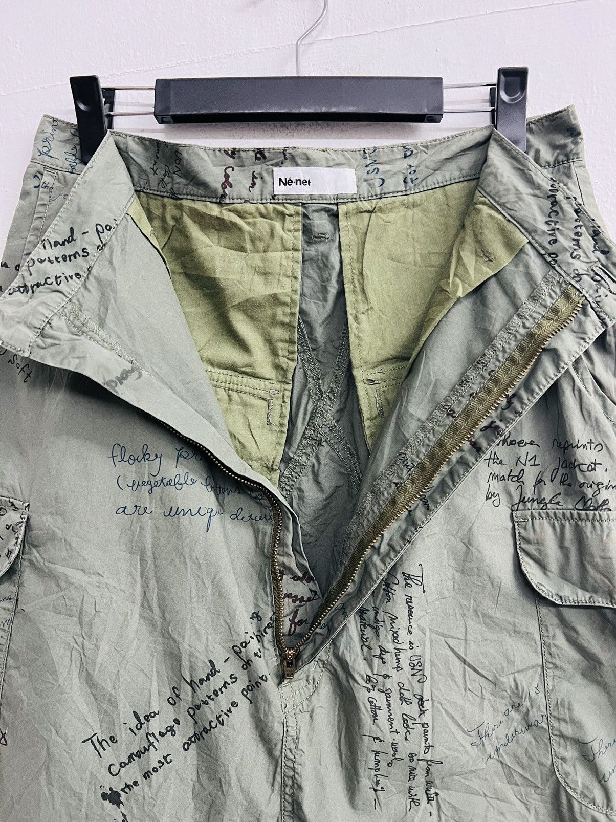 Issey Miyake RARE OG VINTAGE NE-NET ISSEY MIYAKE MILITARY CARGO SHORT Size US 30 / EU 46 - 12 Thumbnail