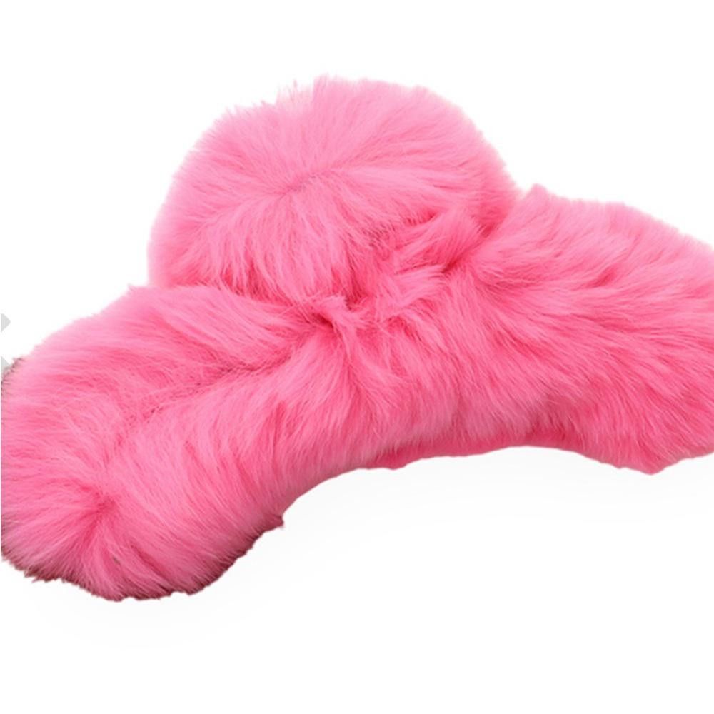 Designer Barbie faux fur claw clip Size ONE SIZE - 3 Thumbnail