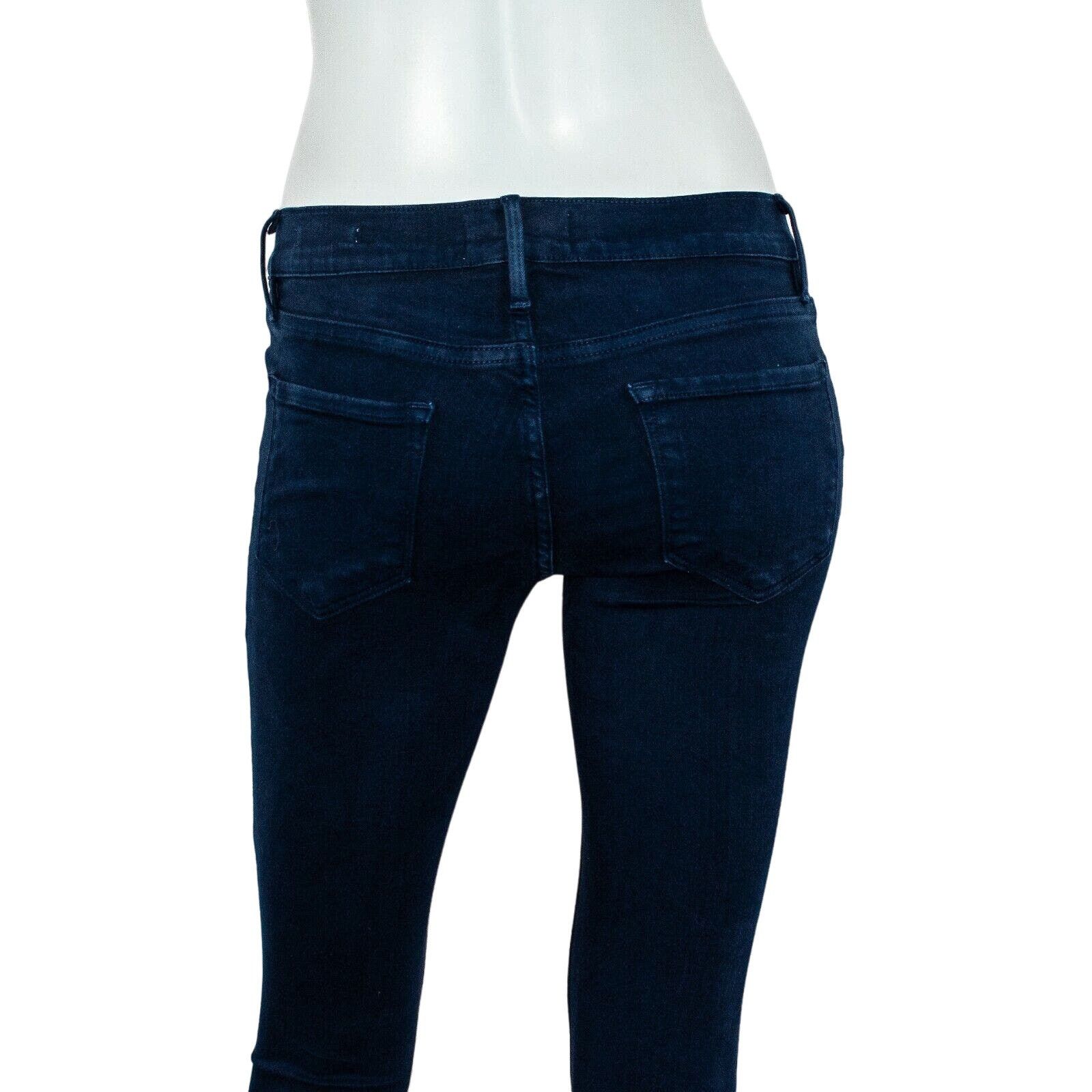 Frame Frame Denim Le Skinny de Jeanne Jeans Deep Blue Dive Size 25 Size 25" / US 0 / IT 36 - 7 Thumbnail