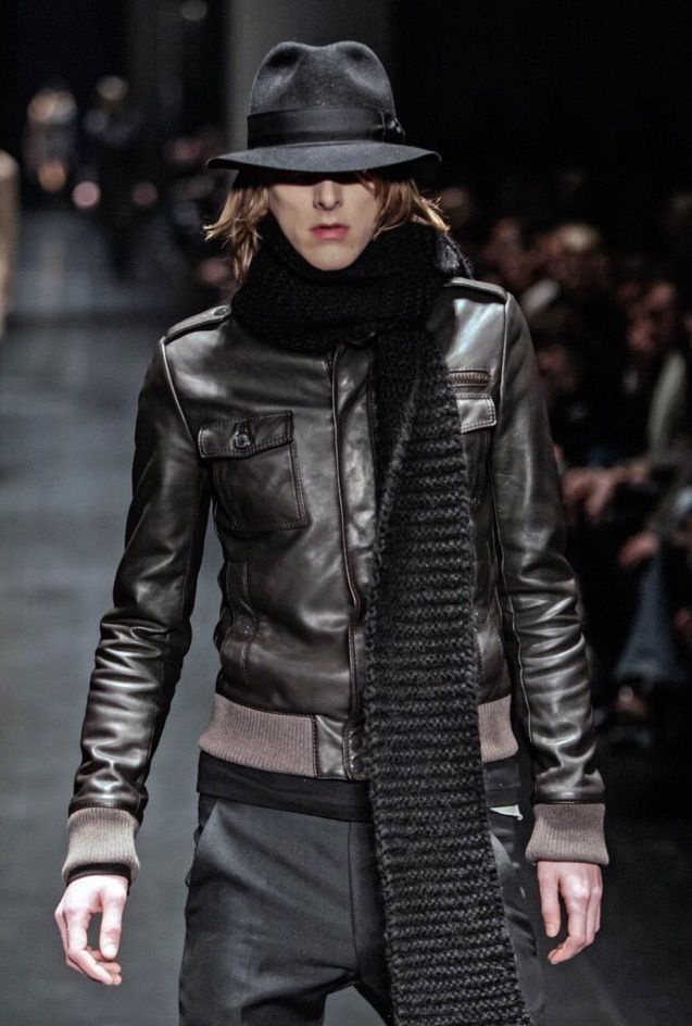Hedi Slimane DIOR HOMME BY HEDI SLIMANE 05AW/FW RUNWAY SCARF ARCHIVEPIECE Size ONE SIZE - 3 Thumbnail