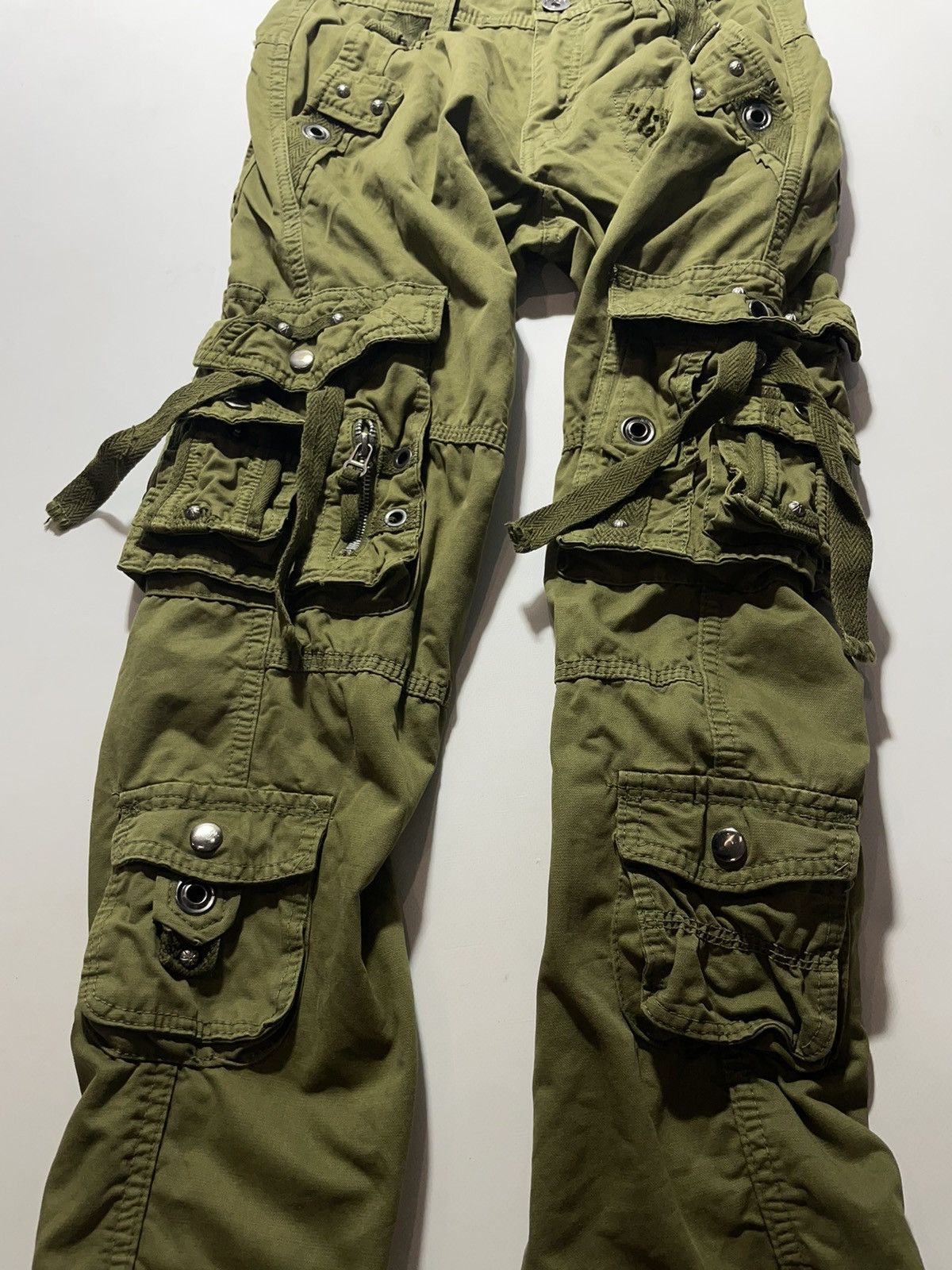 Japanese Brand Junye Jeans Multipocket Bondage Tactical Cargo Pants Size US 28 / EU 44 - 5 Thumbnail