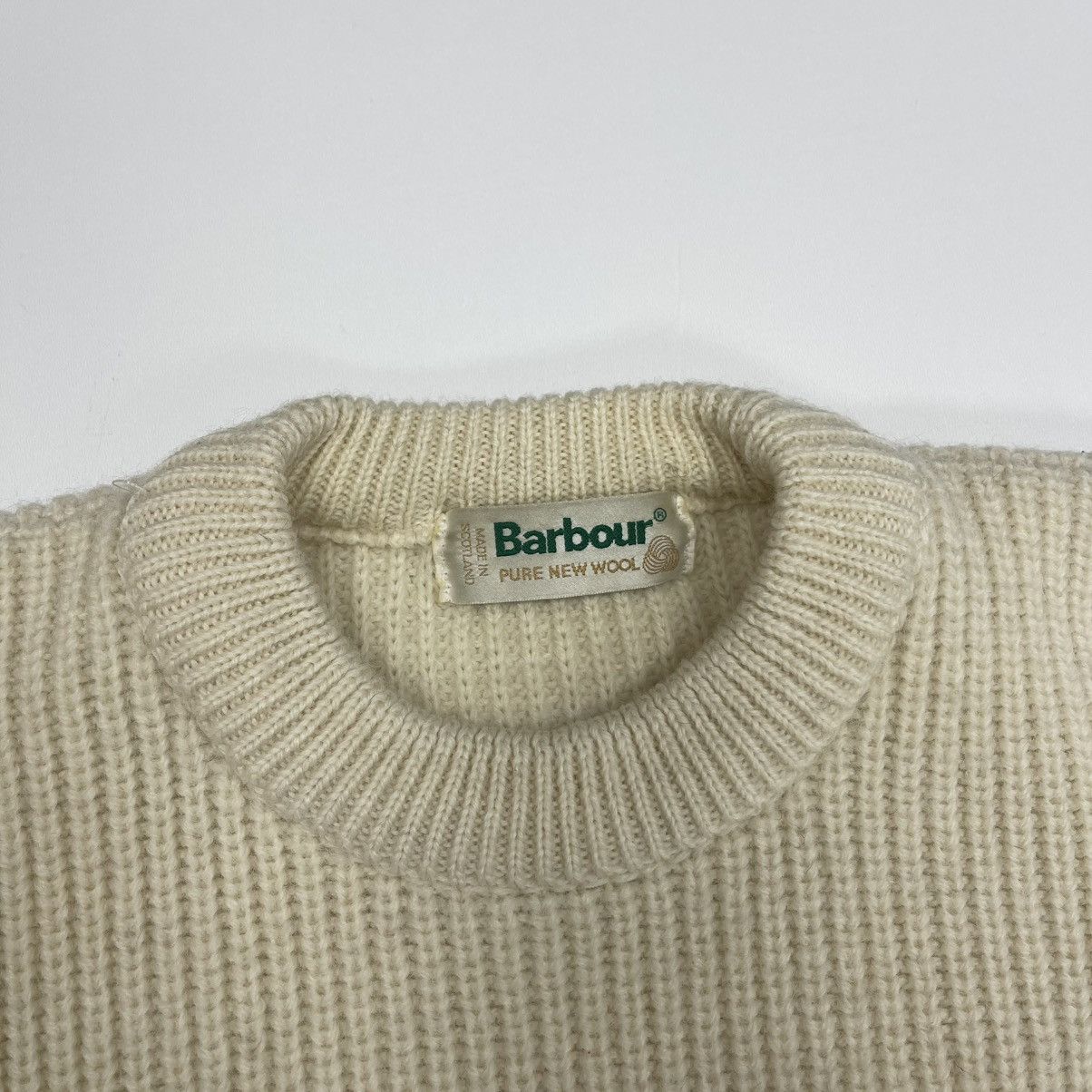 Barbour Barbour D481 Fisherman’s Wool Knit Heavy Vintage Sweater Size US XL / EU 56 / 4 - 6 Thumbnail