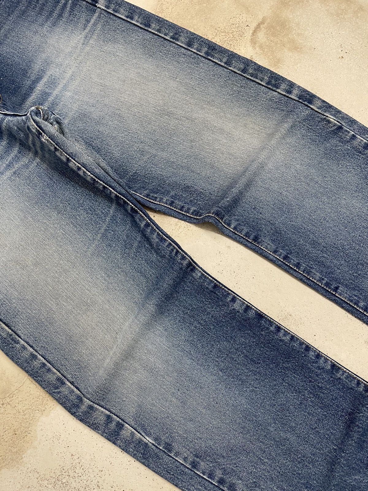 Blue Blue Japan × Japan Blue × Japanese Brand Vintage Y2k Blueway Repaired Japan Denim Pants (AB39) Size US 29 - 4 Thumbnail
