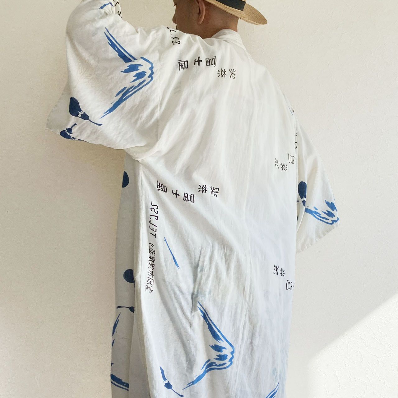 Other Tenugui Patchwork Kimono Vintage Japanese Fabric Robe Size US L / EU 52-54 / 3 - 1 Thumbnail