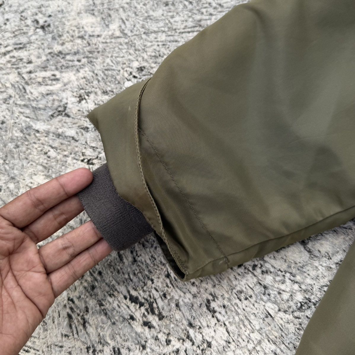 Vintage Army Project VTG Military Jacket Olive Green Quilted Lining Size US M / EU 48-50 / 2 - 7 Thumbnail