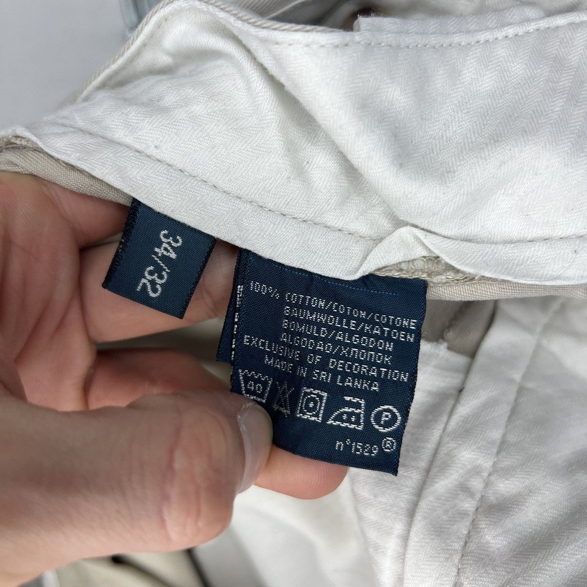 Polo Ralph Lauren × Vintage Vintage Polo Ralph Lauren Chino Casual Pants Size US 34 / EU 50 - 10 Thumbnail
