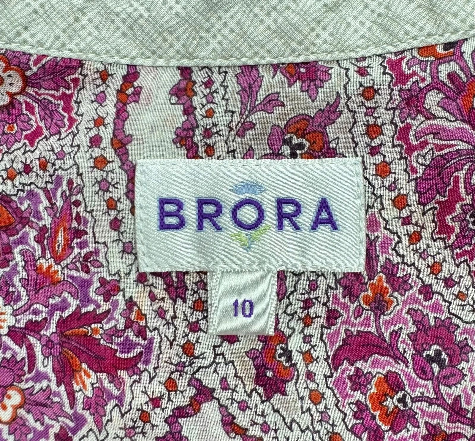 Other Brora Printed Blouse Cotton Silk size 10 Size M / US 6-8 / IT 42-44 - 10 Thumbnail