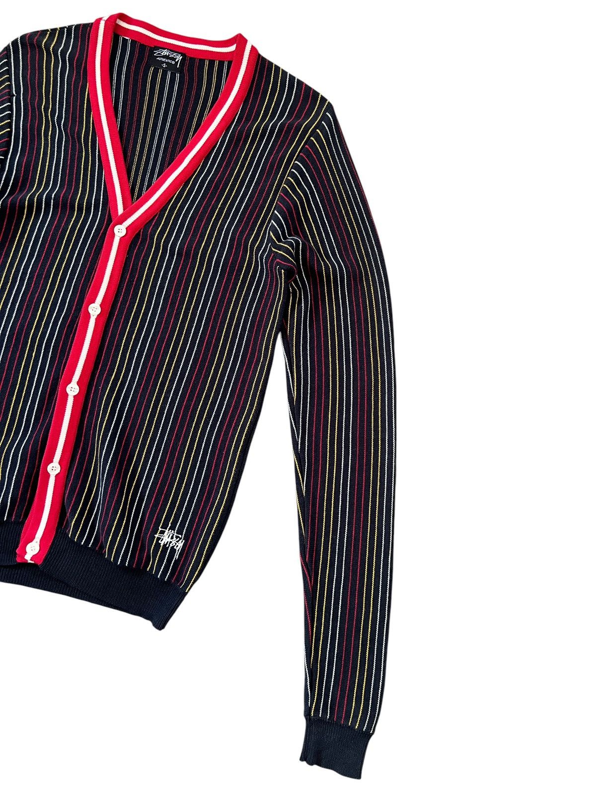 Stussy Stussy Multicolor Knit Cardigan Size US S / EU 44-46 / 1 - 4 Thumbnail