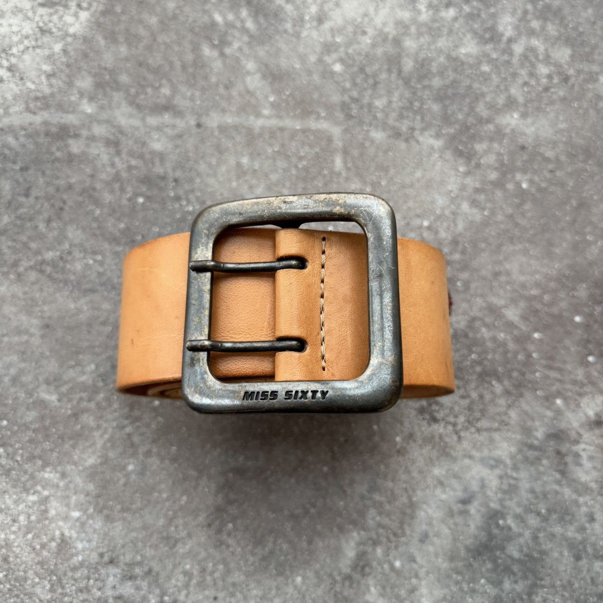 MISS SIXTY●ミリタリーベルト Miss Sixty Vintage Leather Belt