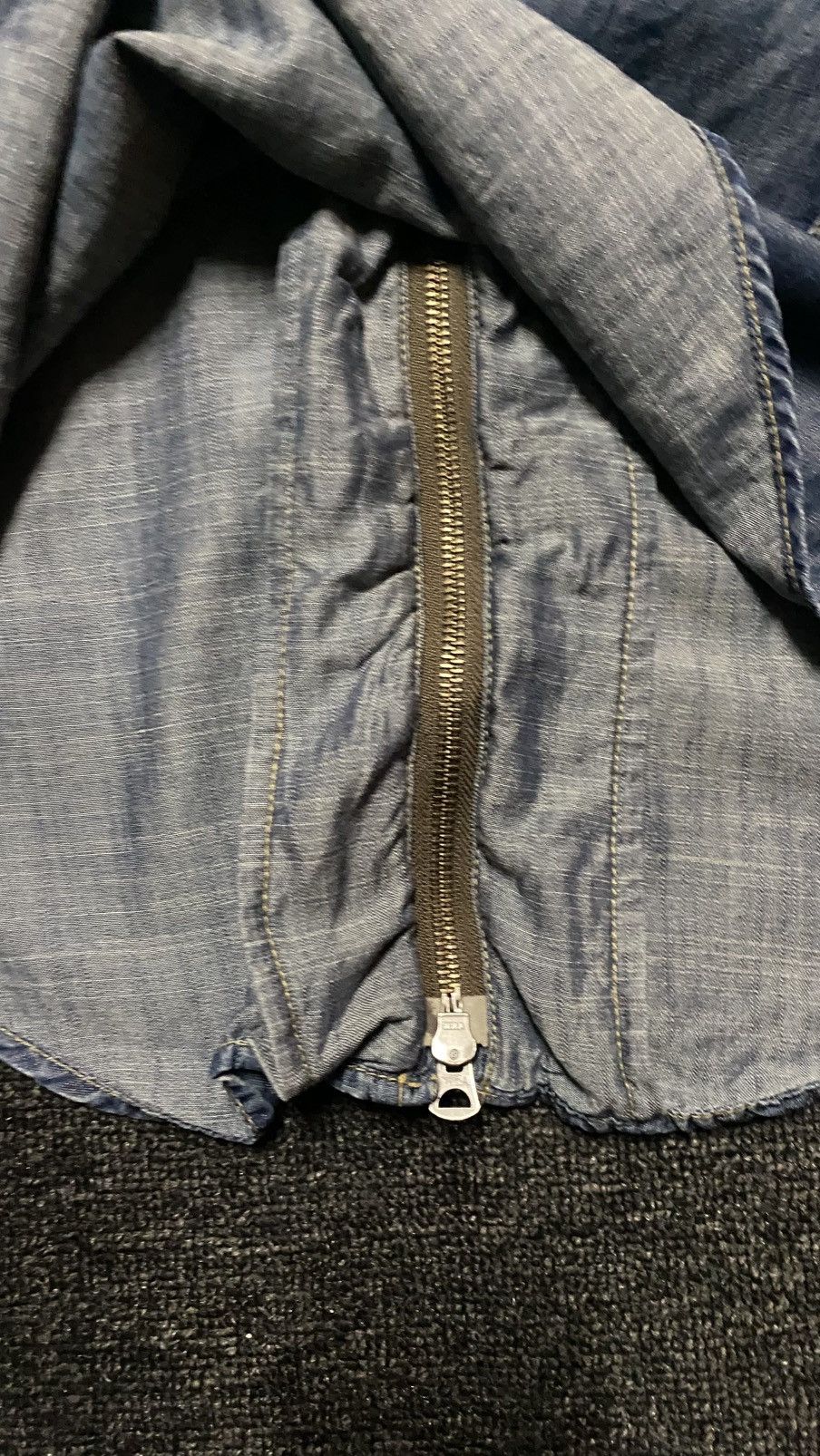 If Six Was Nine × Japanese Brand PPFM Short Sleeve Zipper Shirt Size S / US 4 / IT 40 - 10 Thumbnail