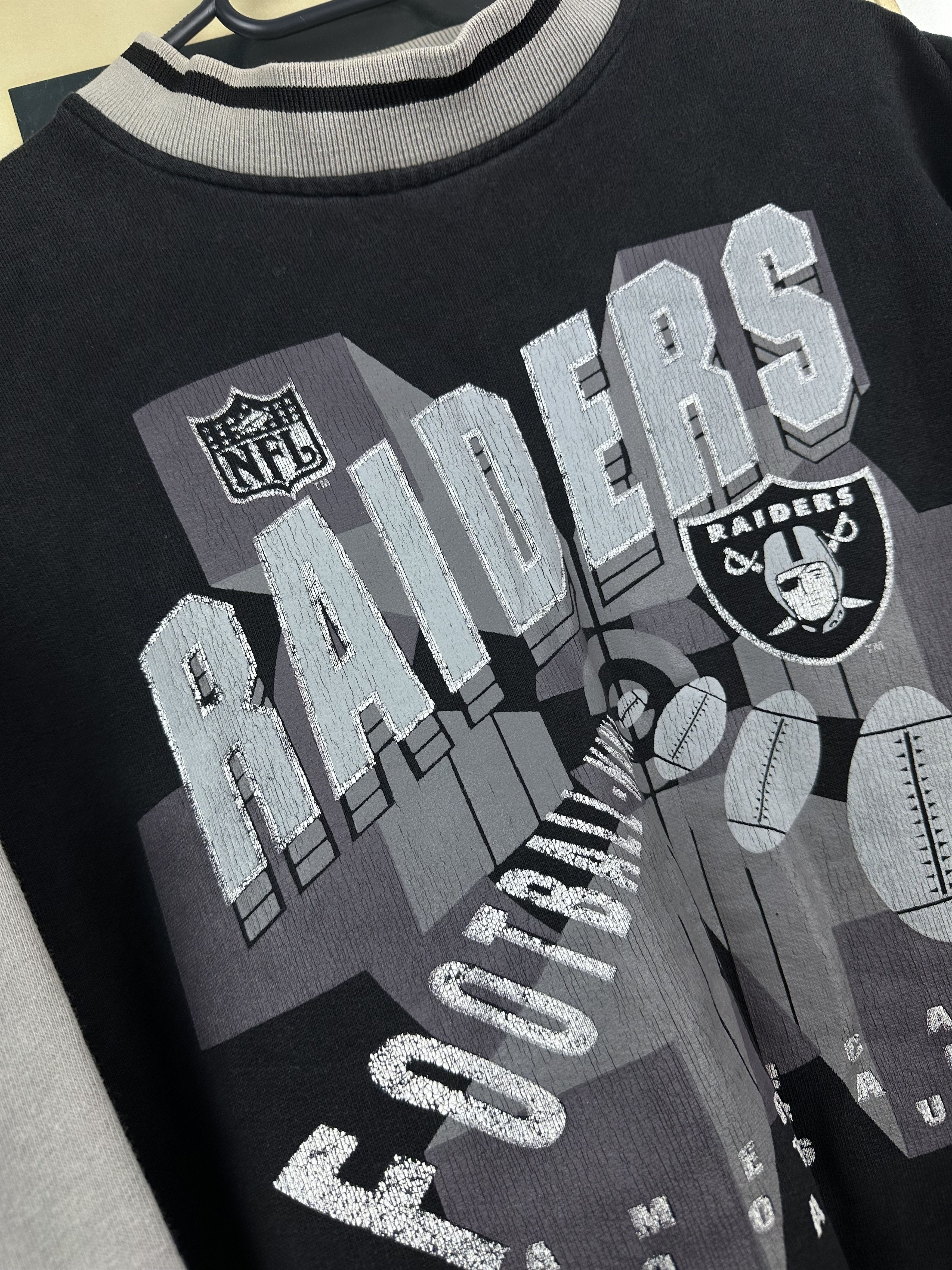 NFL × Vintage Vintage Los Angeles Raiders Sweatshirt NFL Rare Hype Size US M / EU 48-50 / 2 - 5 Thumbnail