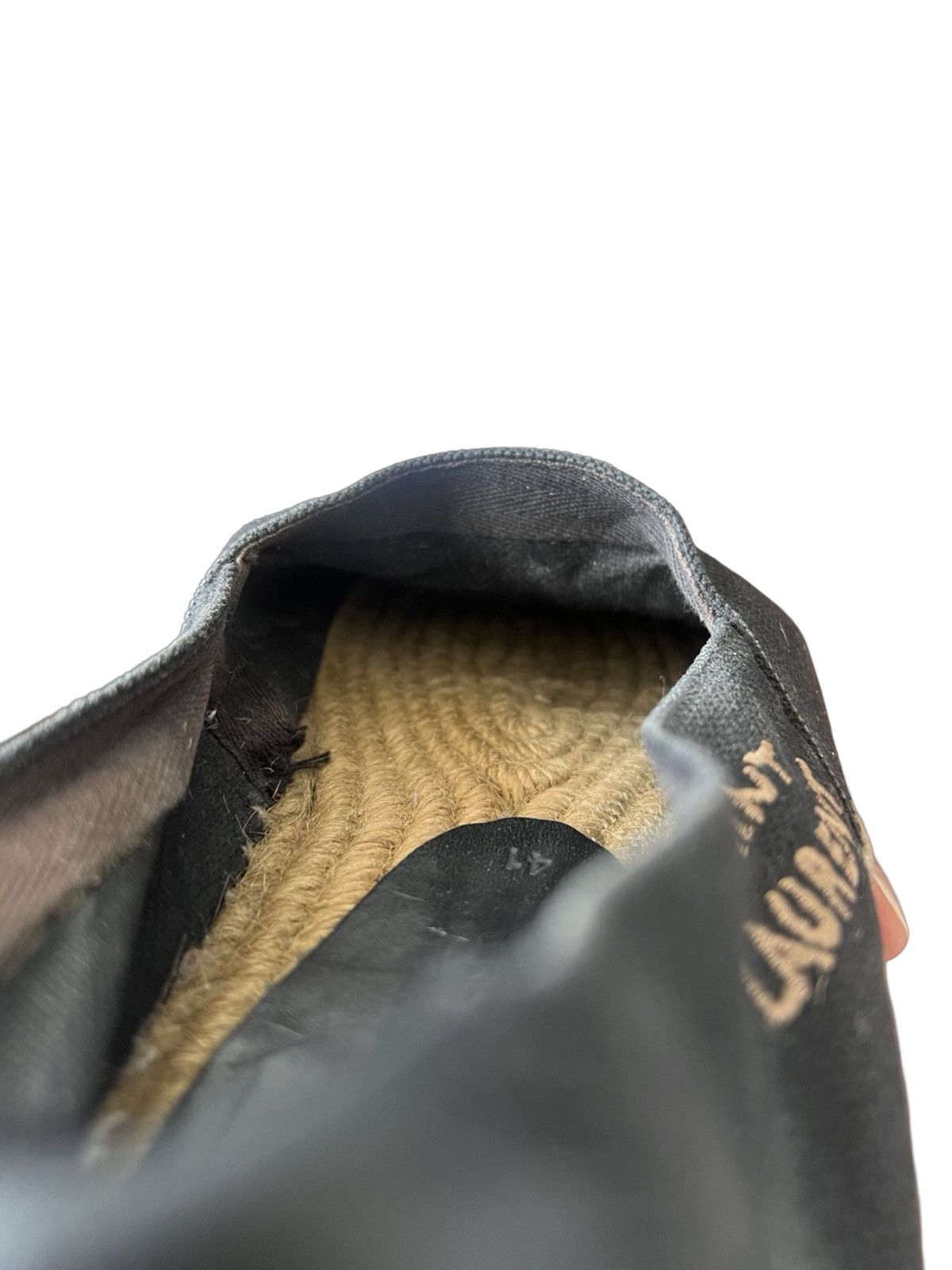 Saint Laurent Paris Saint Laurent Embroidered Espadrilles Canvas Shoes Size US 8 / EU 41 - 10 Thumbnail